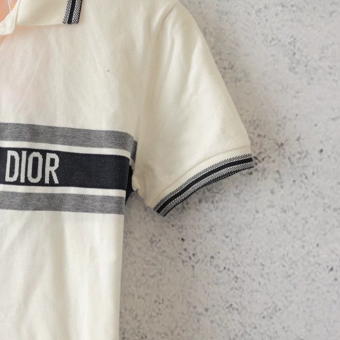 Dior DIOR White Cotton Short-Sleeve Polo Size US M / EU 48-50 / 2 - 6 Thumbnail