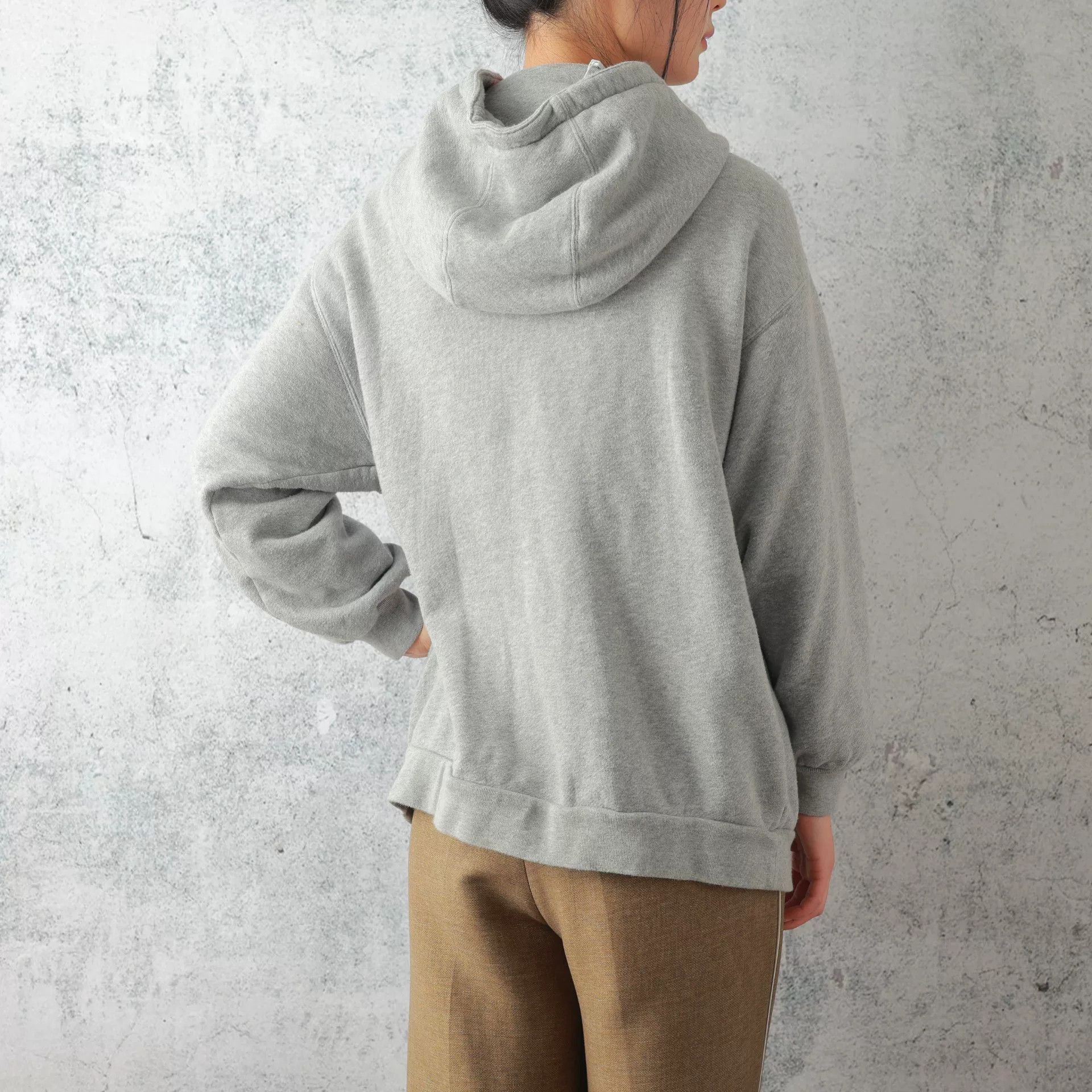 Gucci Gucci Gray Cotton Hooded Long-Sleeve Sweatshirt Size M / US 6-8 / IT 42-44 - 3 Thumbnail