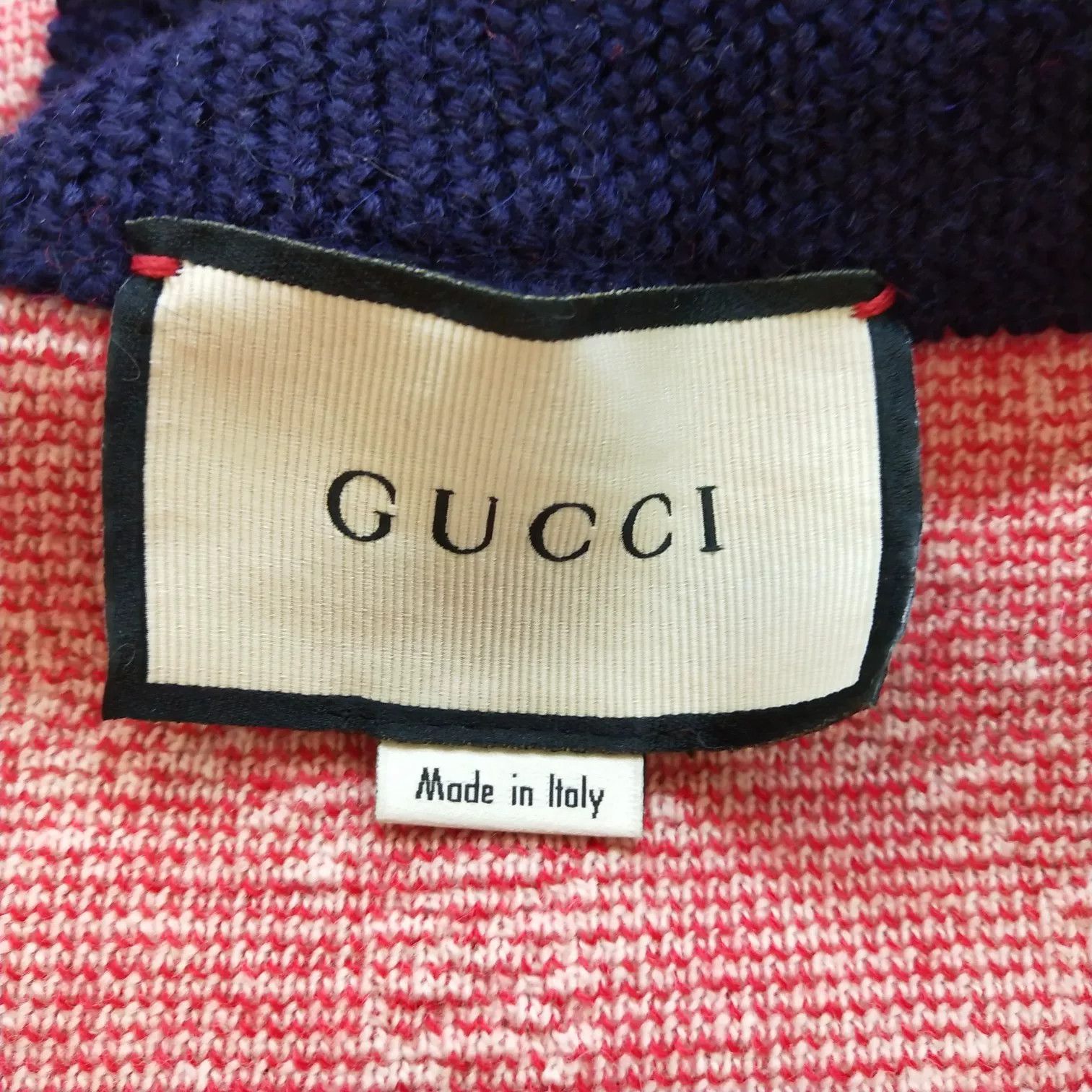 Gucci Gucci Double G Logo Red Blue Knit Dress Size M / US 6-8 / IT 42-44 - 4 Thumbnail
