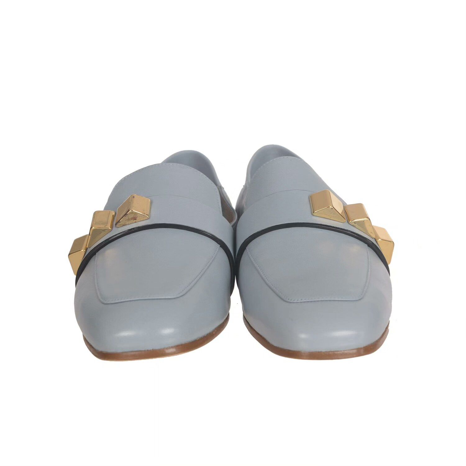 Stuart Weitzman Stuart Weitzman Sheepskin Gold Buckle Flats Size US 5 / IT 35 - 2 Thumbnail