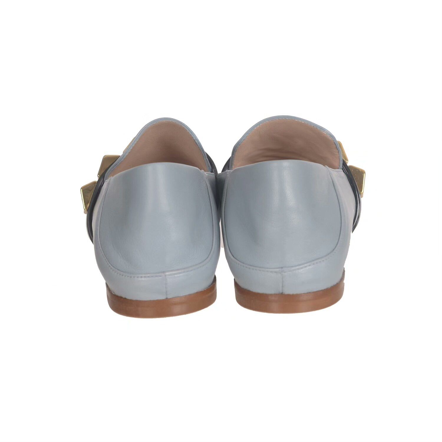 Stuart Weitzman Stuart Weitzman Sheepskin Gold Buckle Flats Size US 5 / IT 35 - 4 Thumbnail