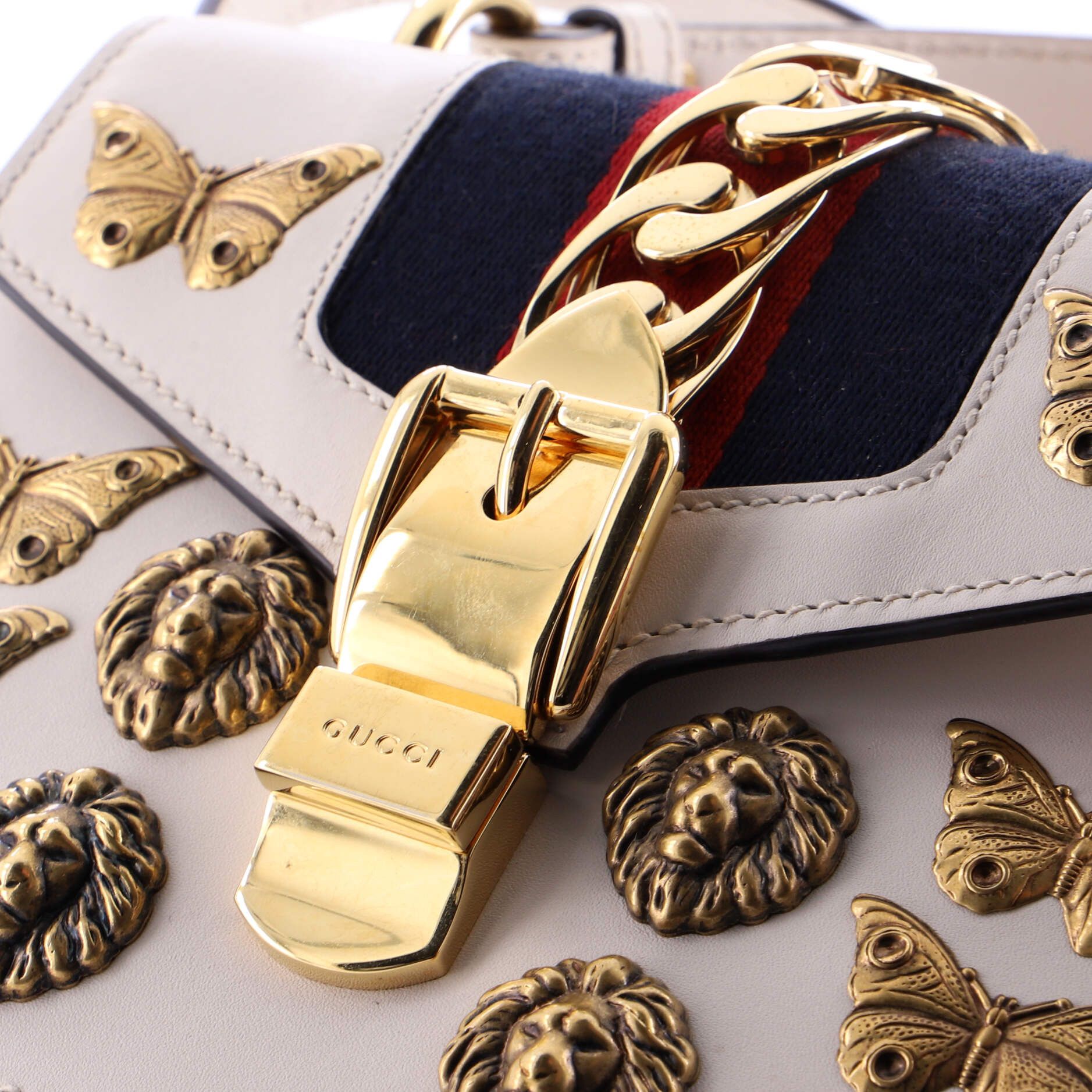 Gucci Sylvie Top Handle Bag Size ONE SIZE - 7 Thumbnail