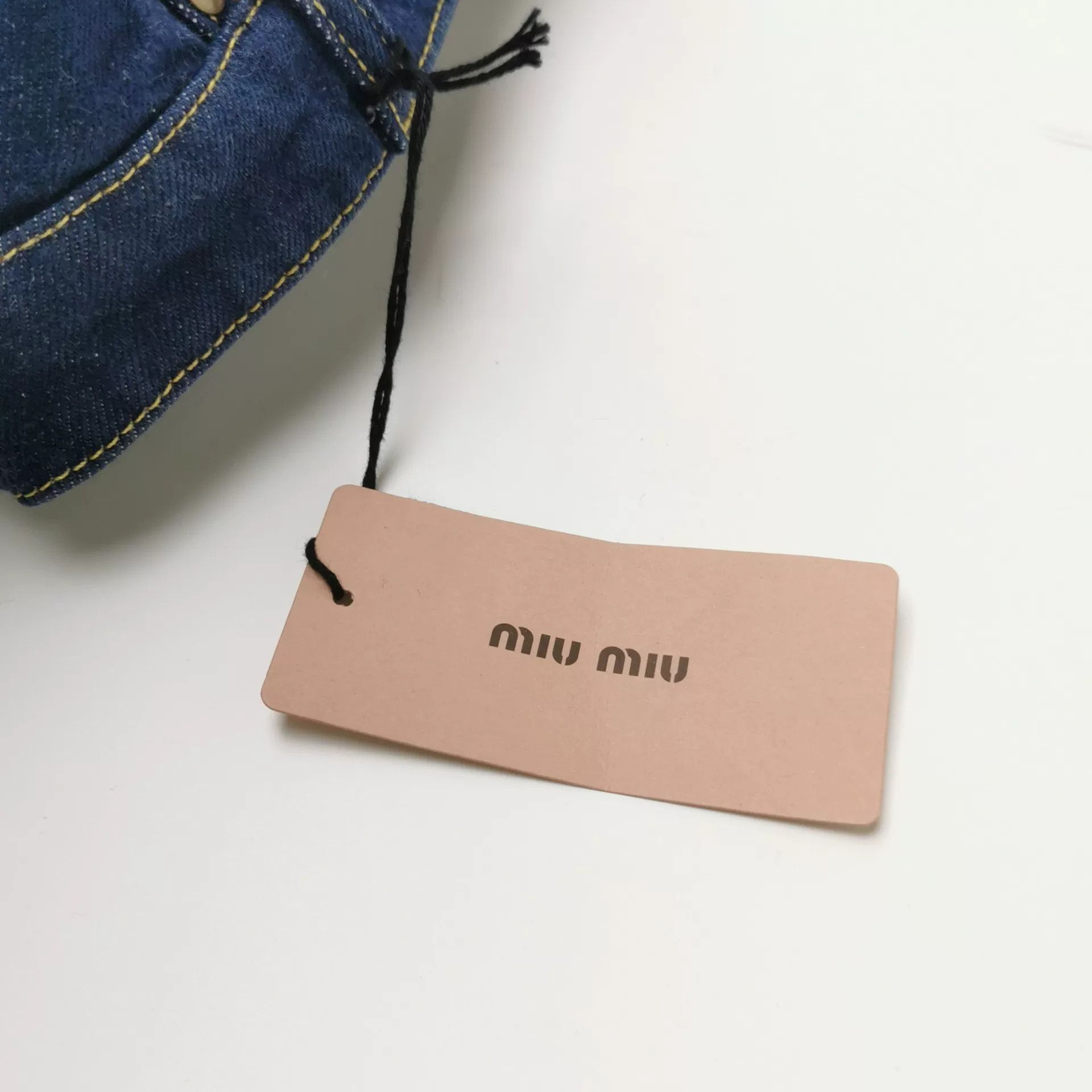 Miu Miu Miu Miu Cotton Denim Pants Size 28 Size 28" / US 6 / IT 42 - 4 Thumbnail
