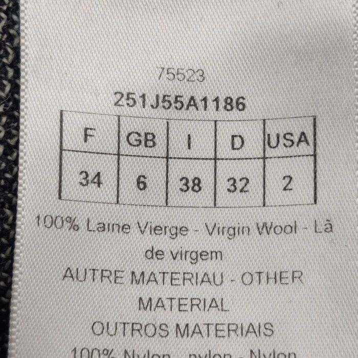 Dior Dior Wool Solid Pleated Skirt 34 Size 34" / US 12 / IT 48 - 6 Thumbnail