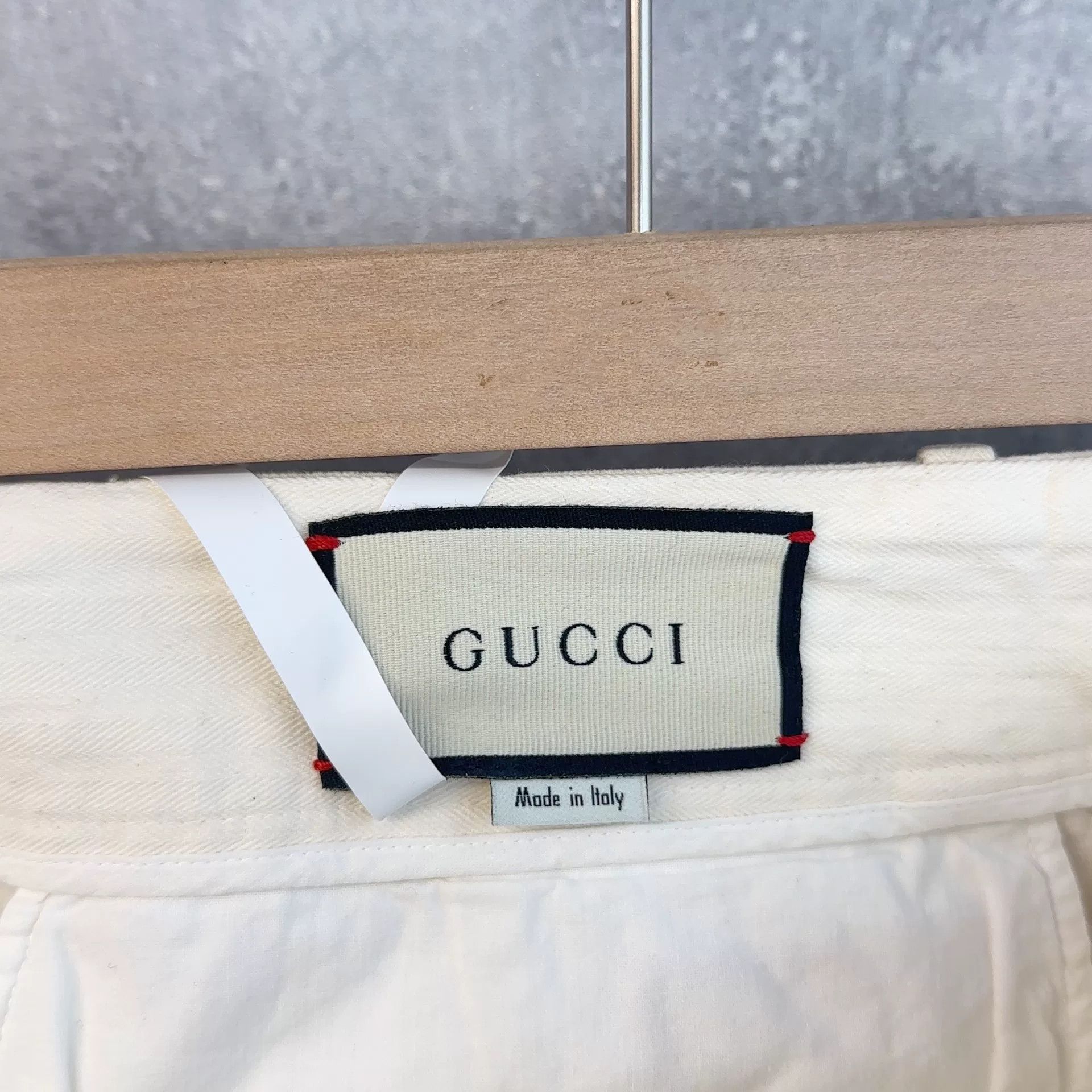 Gucci Gucci White Denim Shorts Size US 30 / EU 46 - 2 Thumbnail