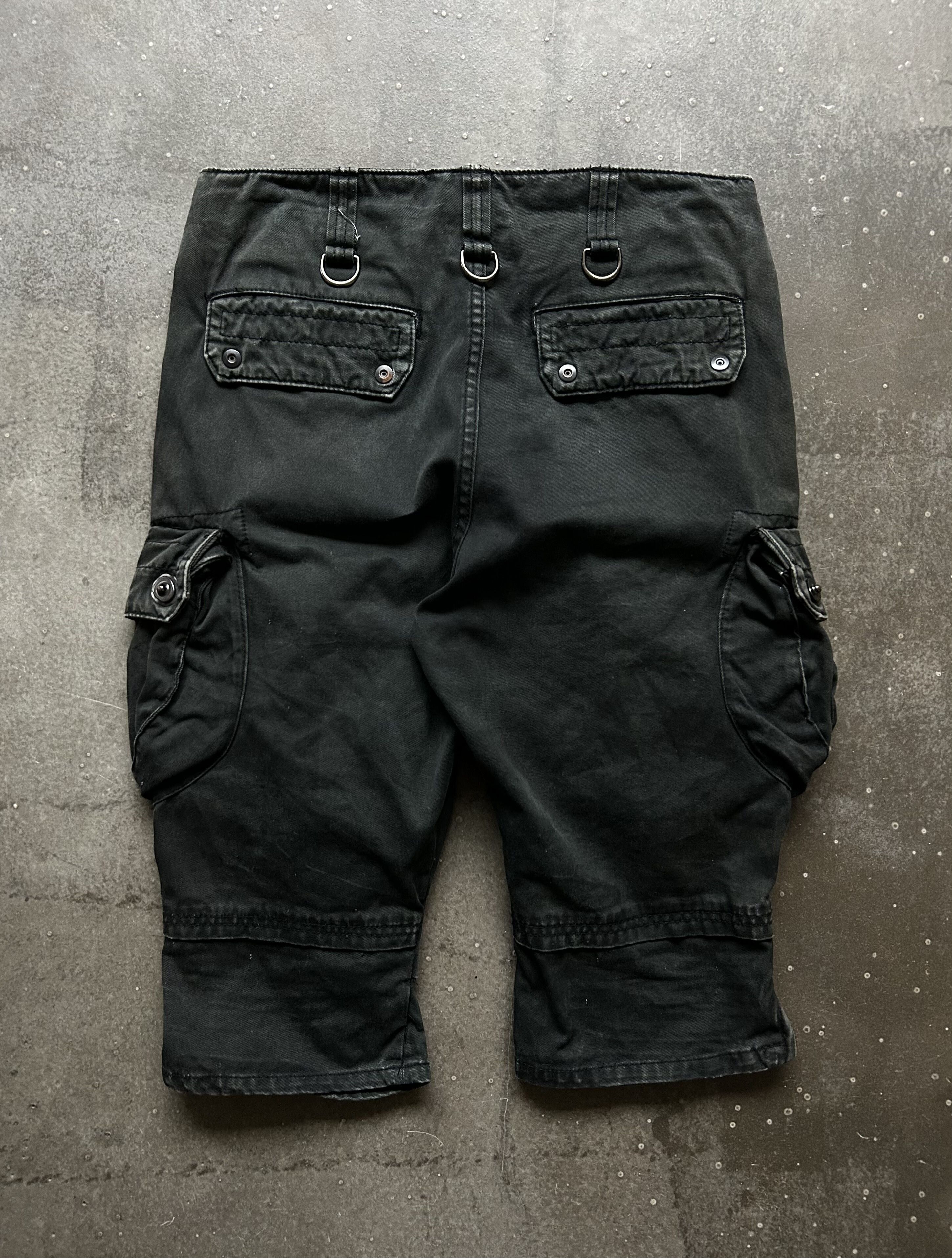 BUFFALO BOBS Black Cargo Shorts by Buffalo Bobs Size US 30 / EU 46 - 2 Thumbnail