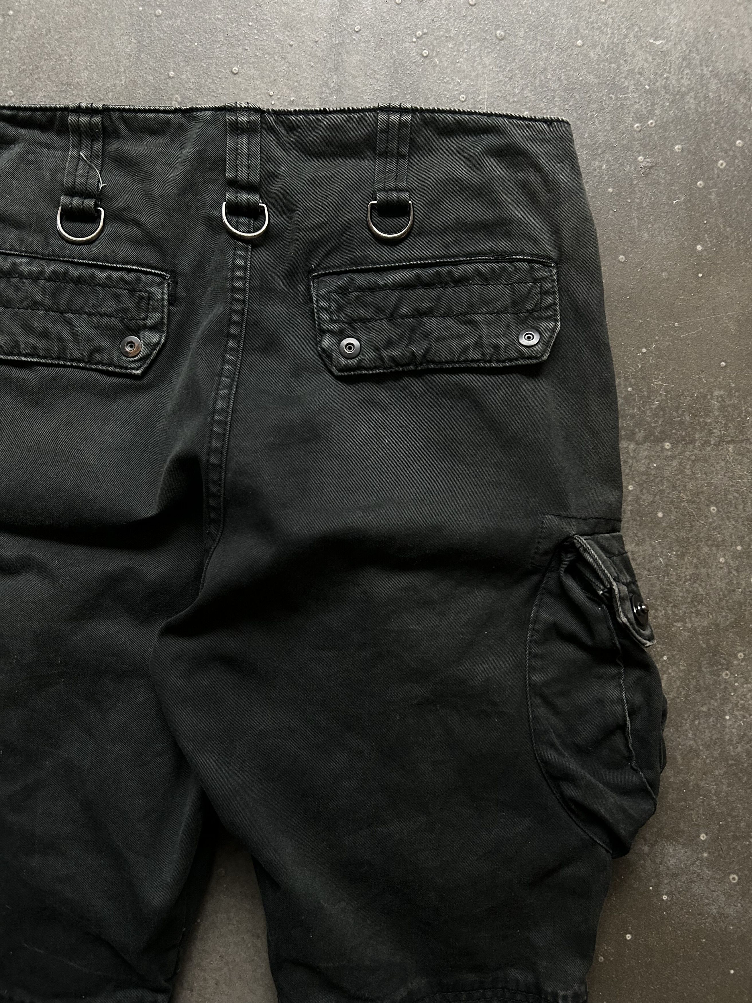 BUFFALO BOBS Black Cargo Shorts by Buffalo Bobs Size US 30 / EU 46 - 7 Thumbnail