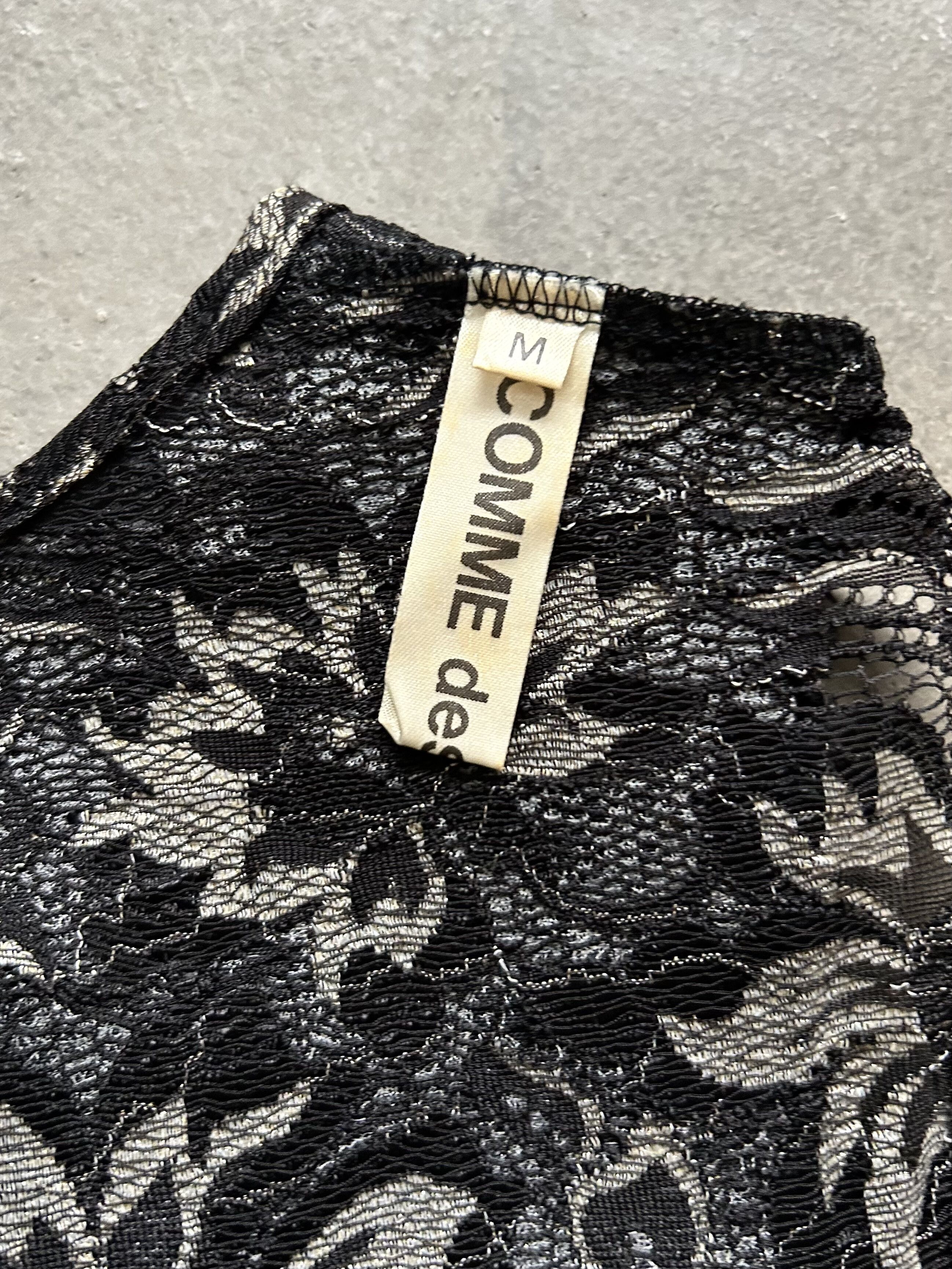 Comme des Garcons COMME des GARÇONS Floral Mesh Vest Size US M / EU 48-50 / 2 - 5 Thumbnail