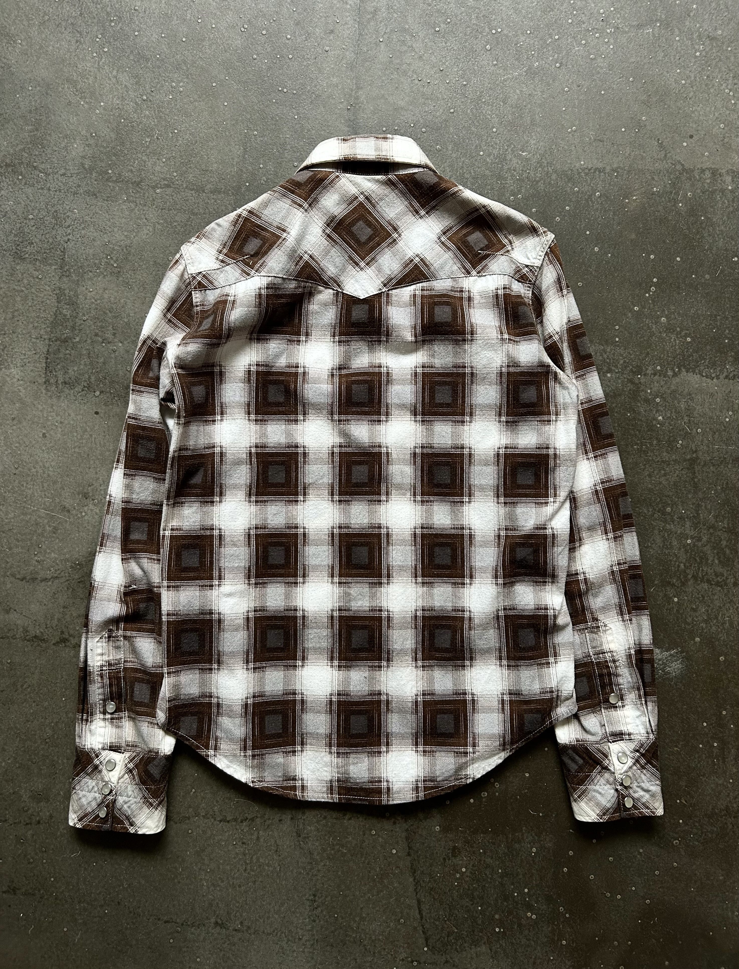 Number (N)ine Checkered Pattern Flannel Shirt Size US M / EU 48-50 / 2 - 3 Thumbnail