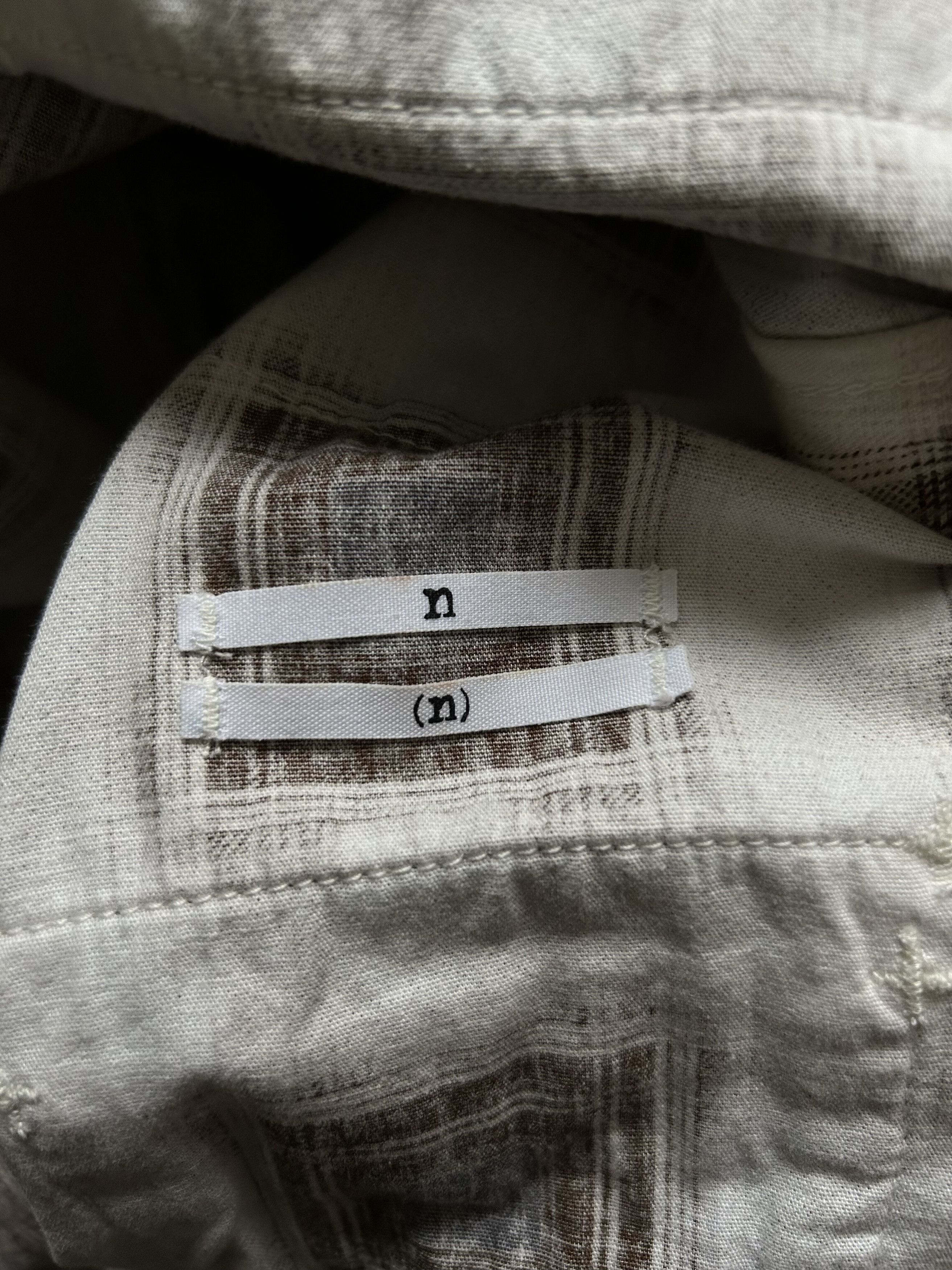 Number (N)ine Checkered Pattern Flannel Shirt Size US M / EU 48-50 / 2 - 8 Thumbnail