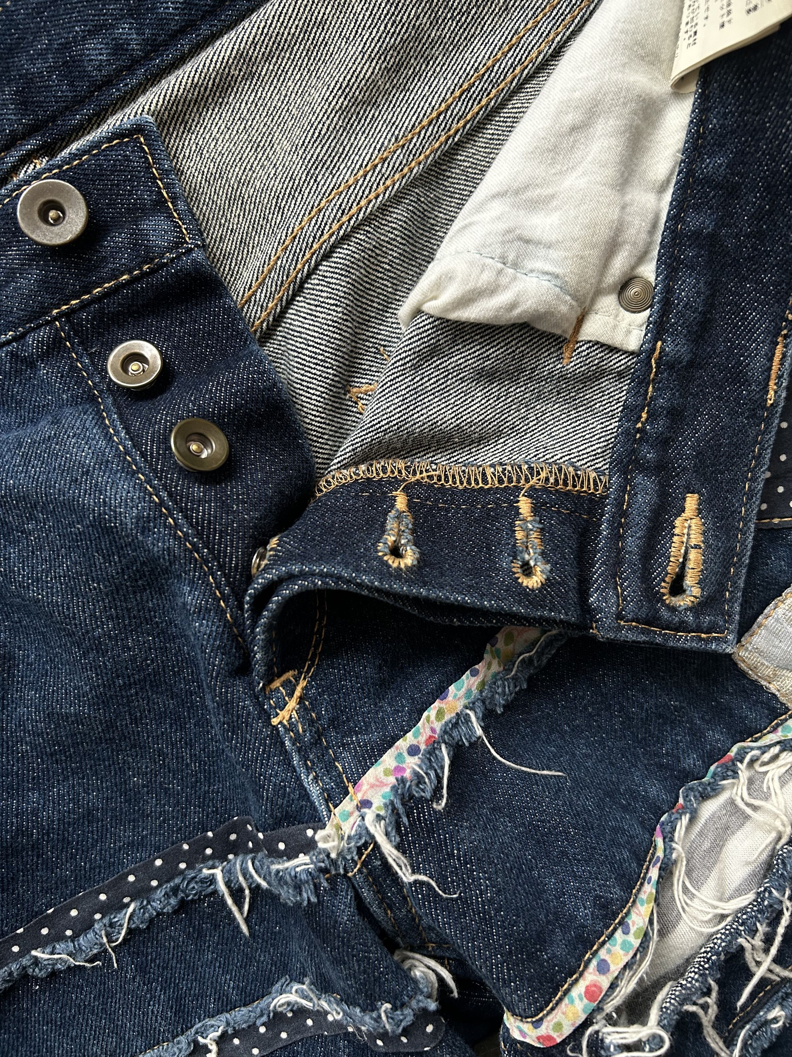 Nozomi Ishiguro Distressed Denim Shorts by Nozomi Ishiguro Size US 34 / EU 50 - 3 Thumbnail