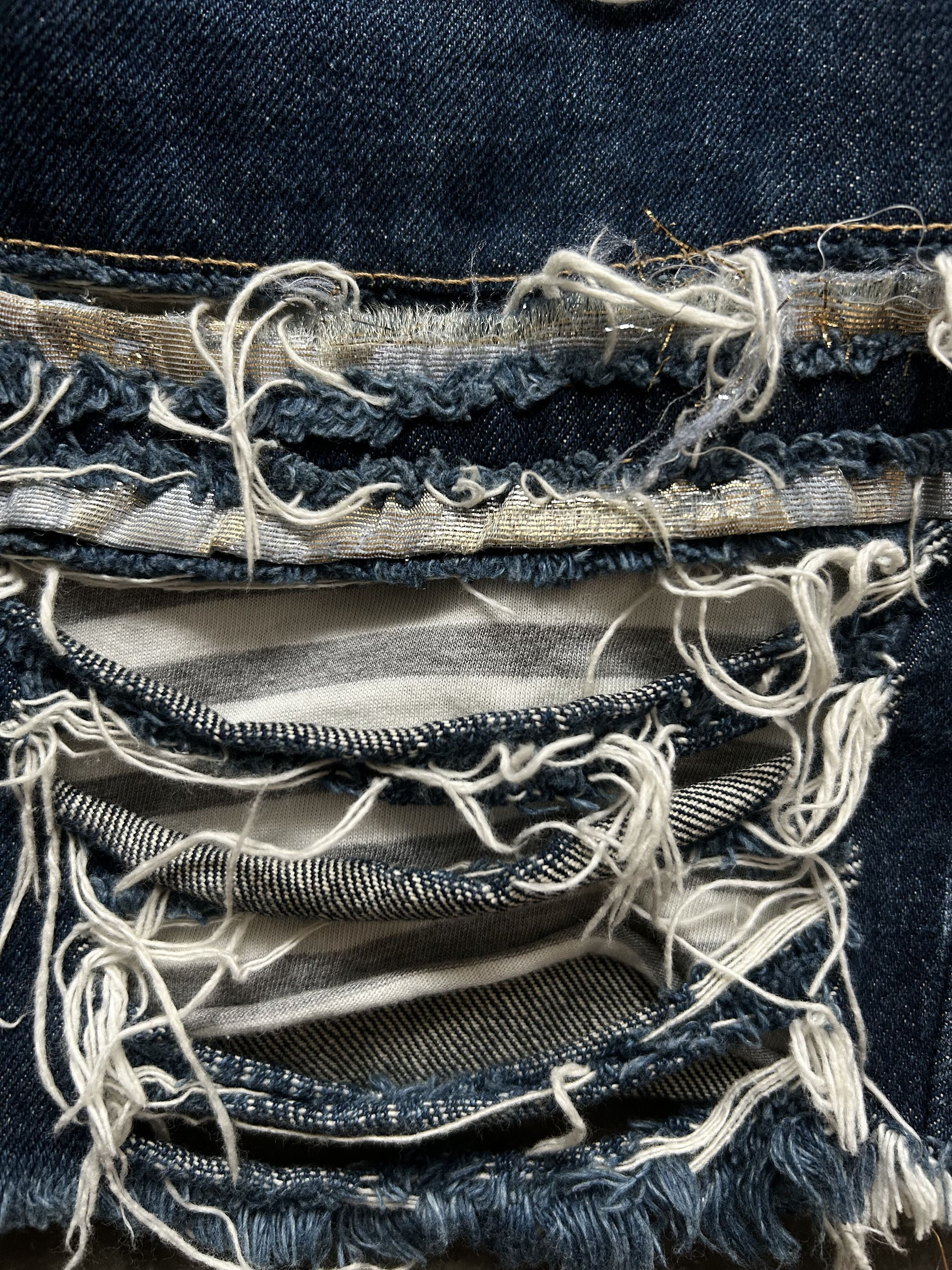 Nozomi Ishiguro Distressed Denim Shorts by Nozomi Ishiguro Size US 34 / EU 50 - 5 Thumbnail