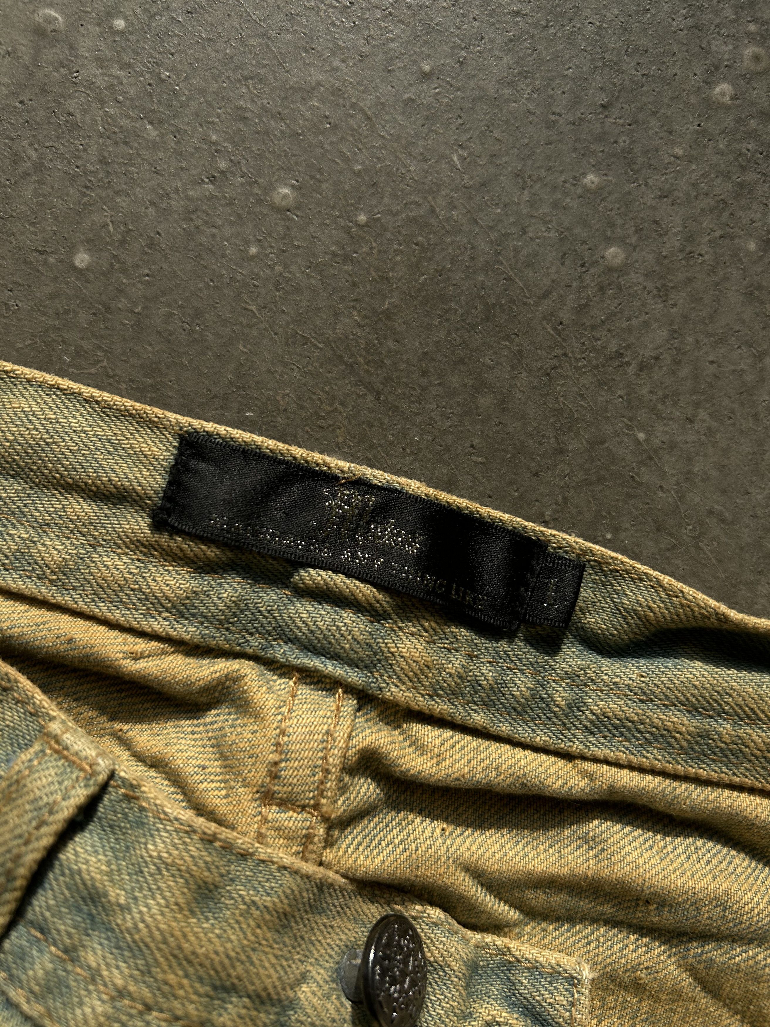 FDMTL Distressed Wash Denim Pants in Beige Size US 30 / EU 46 - 8 Thumbnail