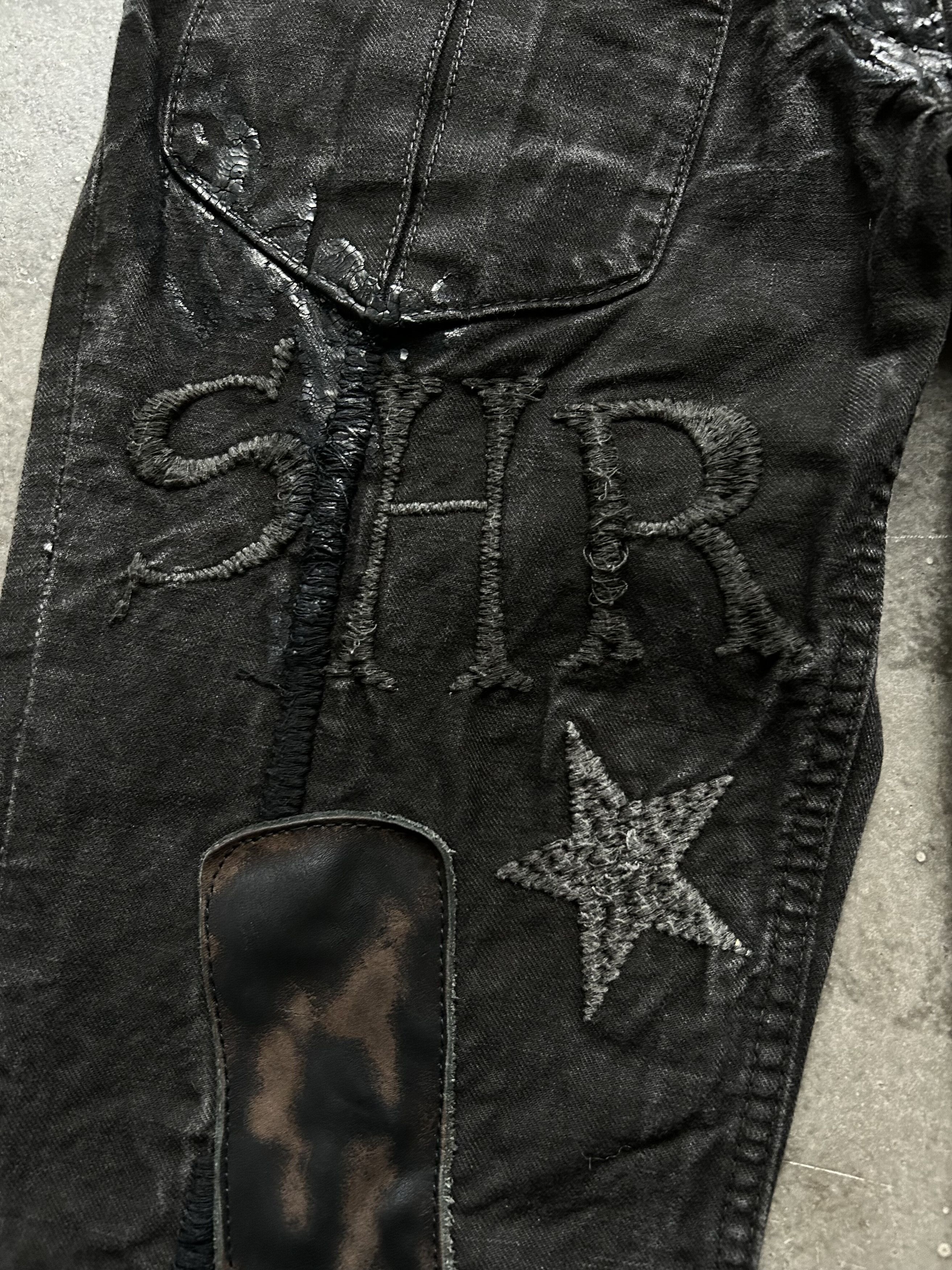 Share Spirit Homme SHARE SPIRIT Embroidered Denim Pants Size US 30 / EU 46 - 6 Thumbnail