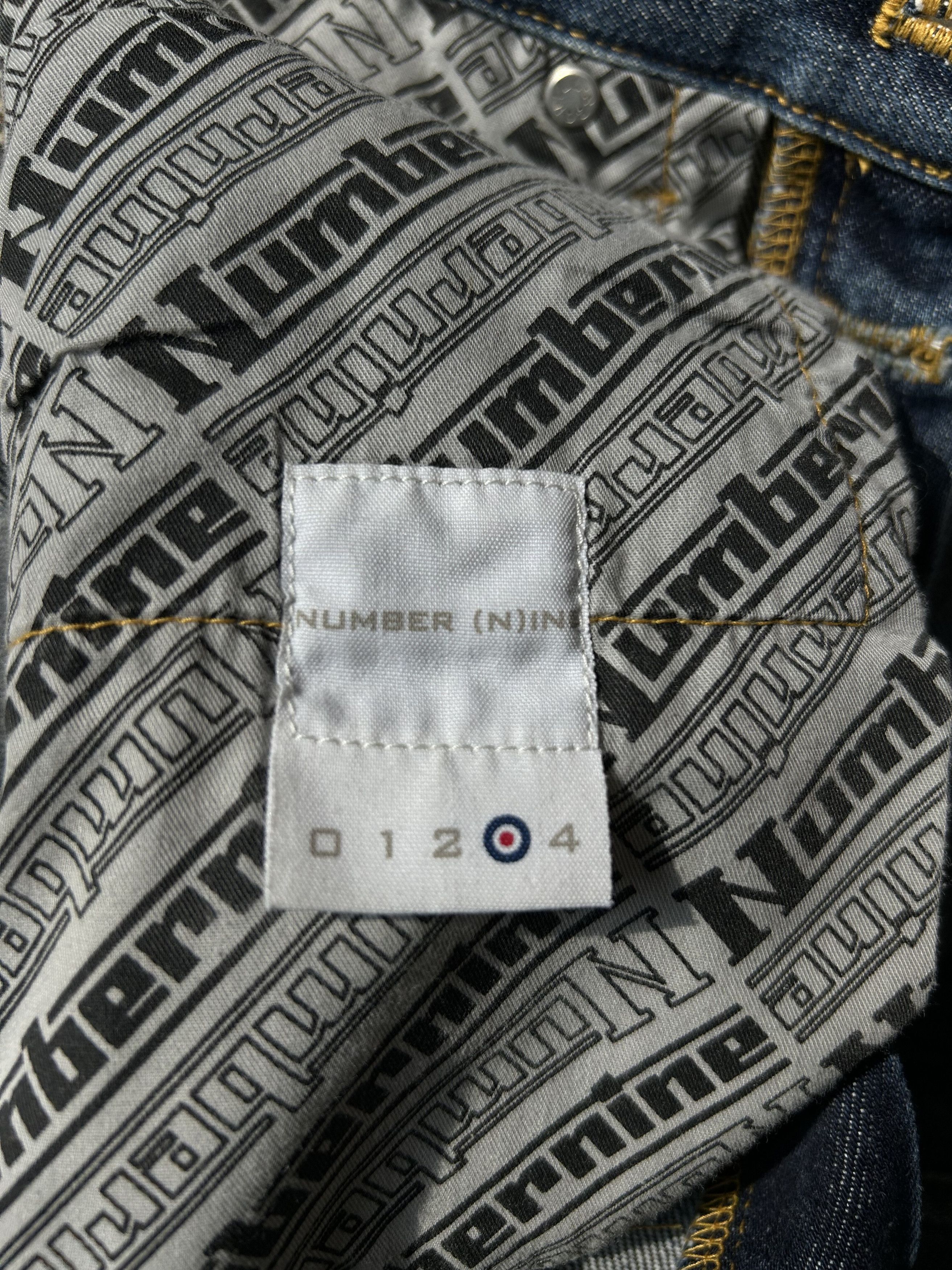 Number (N)ine Number Nine Wash Ripple Jeans Size US 28 / EU 44 - 6 Thumbnail