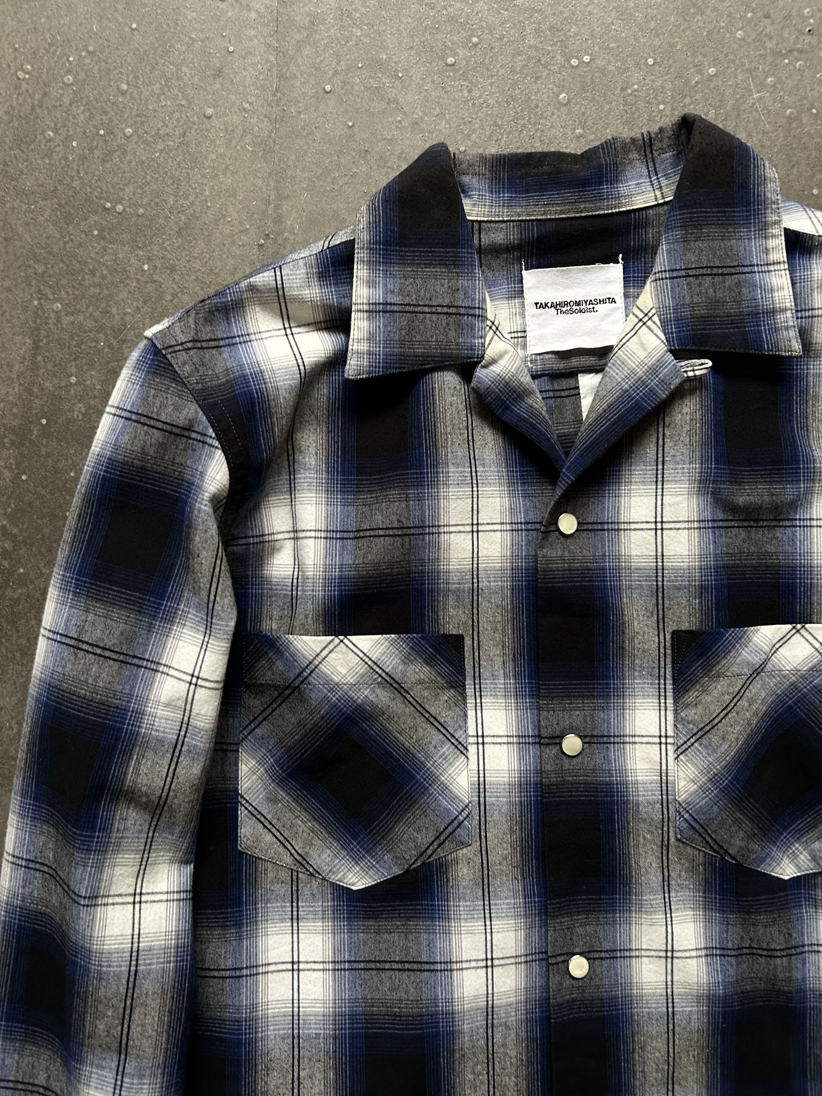 Takahiromiyashita The Soloist. TAKAHIROMIYASHITA TheSoloist Plaid Shirt Size US M / EU 48-50 / 2 - 4 Thumbnail