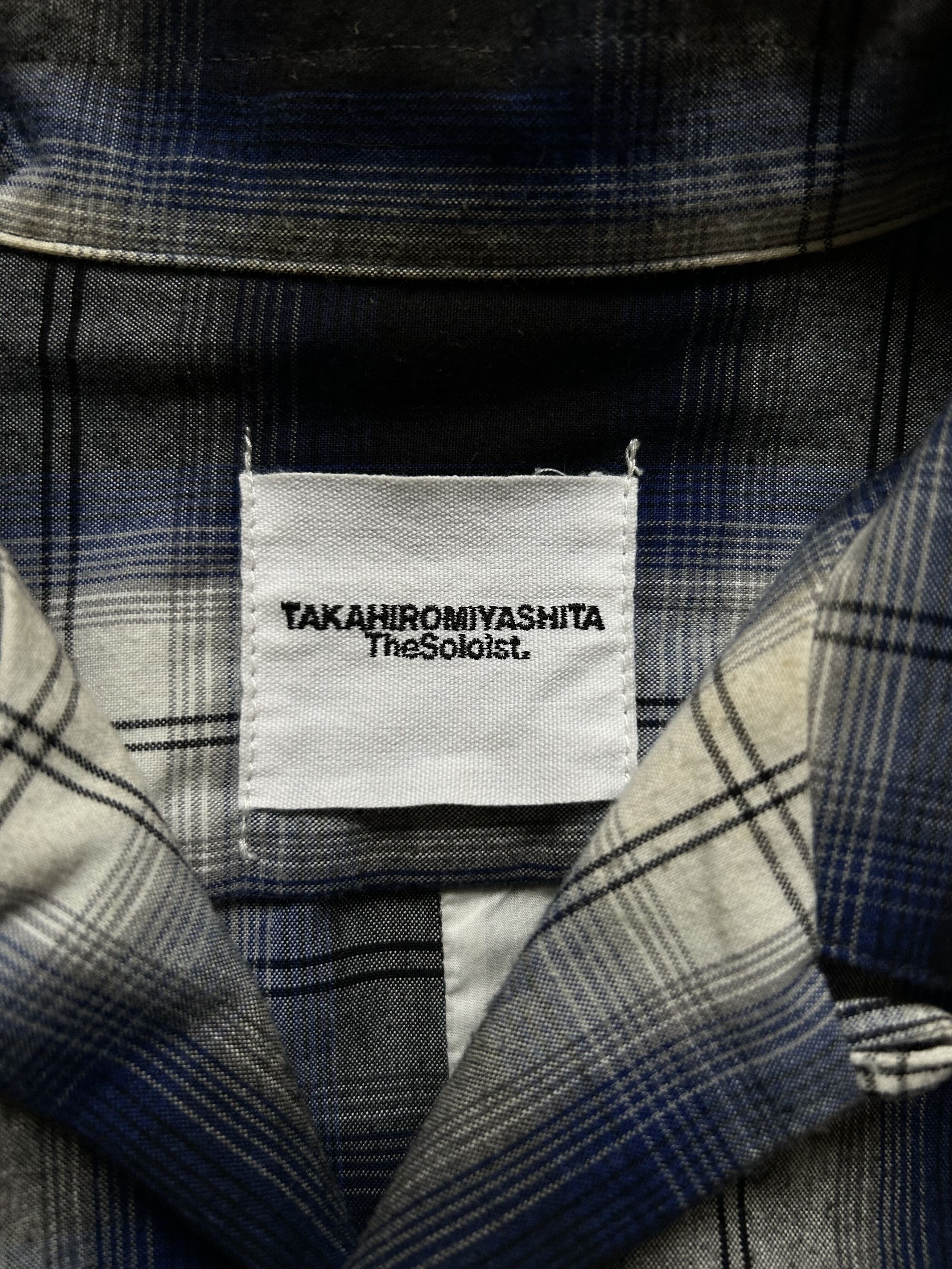 Takahiromiyashita The Soloist. TAKAHIROMIYASHITA TheSoloist Plaid Shirt Size US M / EU 48-50 / 2 - 8 Thumbnail