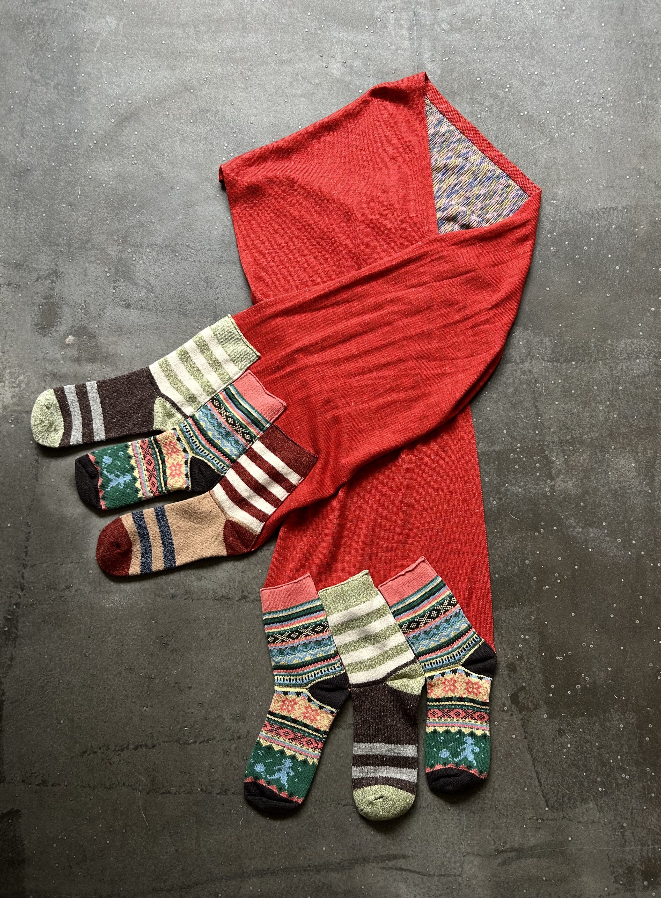 Ne-Net Unique Sock-Panel Scarf Wrap Size ONE SIZE - 3 Thumbnail