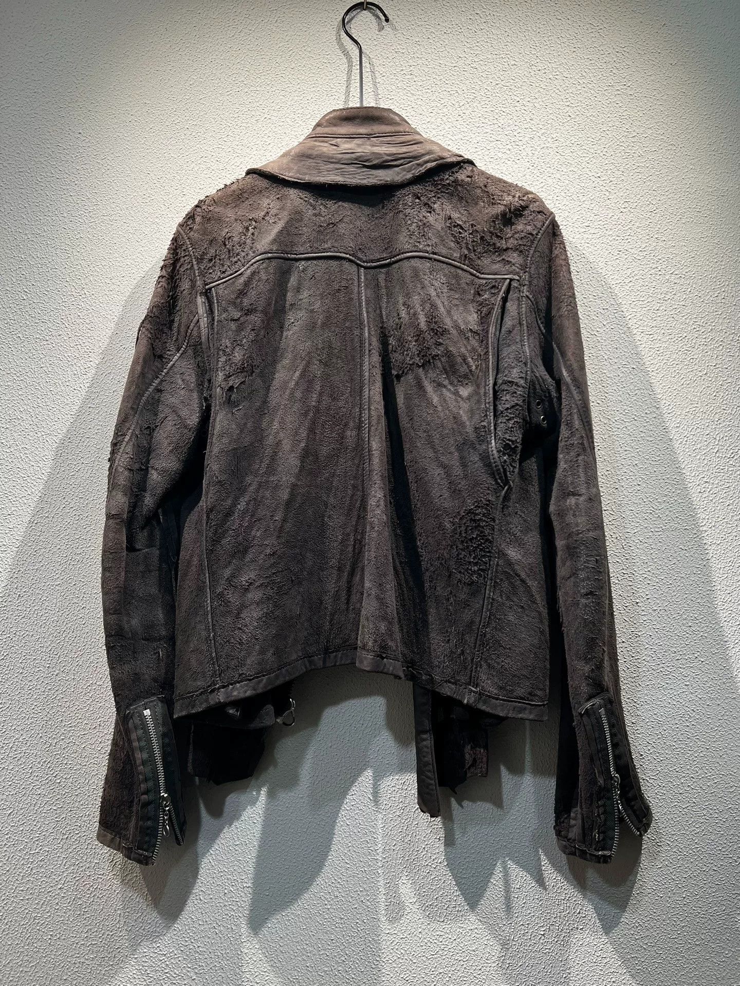 Maison MIHARA YASUHIRO Mihara Yasuhiro Early Black Leather Jacket Size US M / EU 48-50 / 2 - 2 Thumbnail