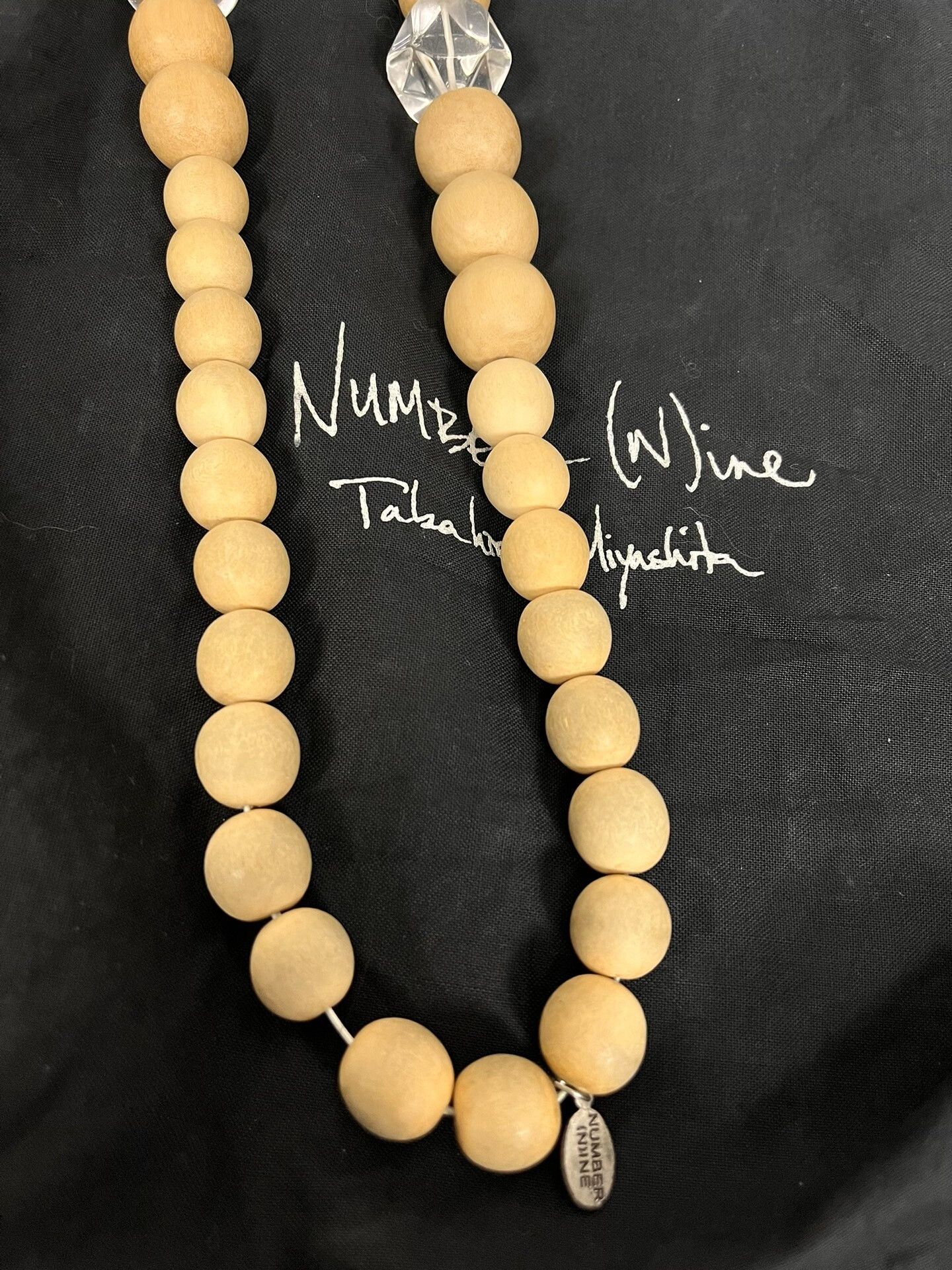 Number (N)ine Handcrafted Cross Necklace by Number Nine Size ONE SIZE - 3 Thumbnail