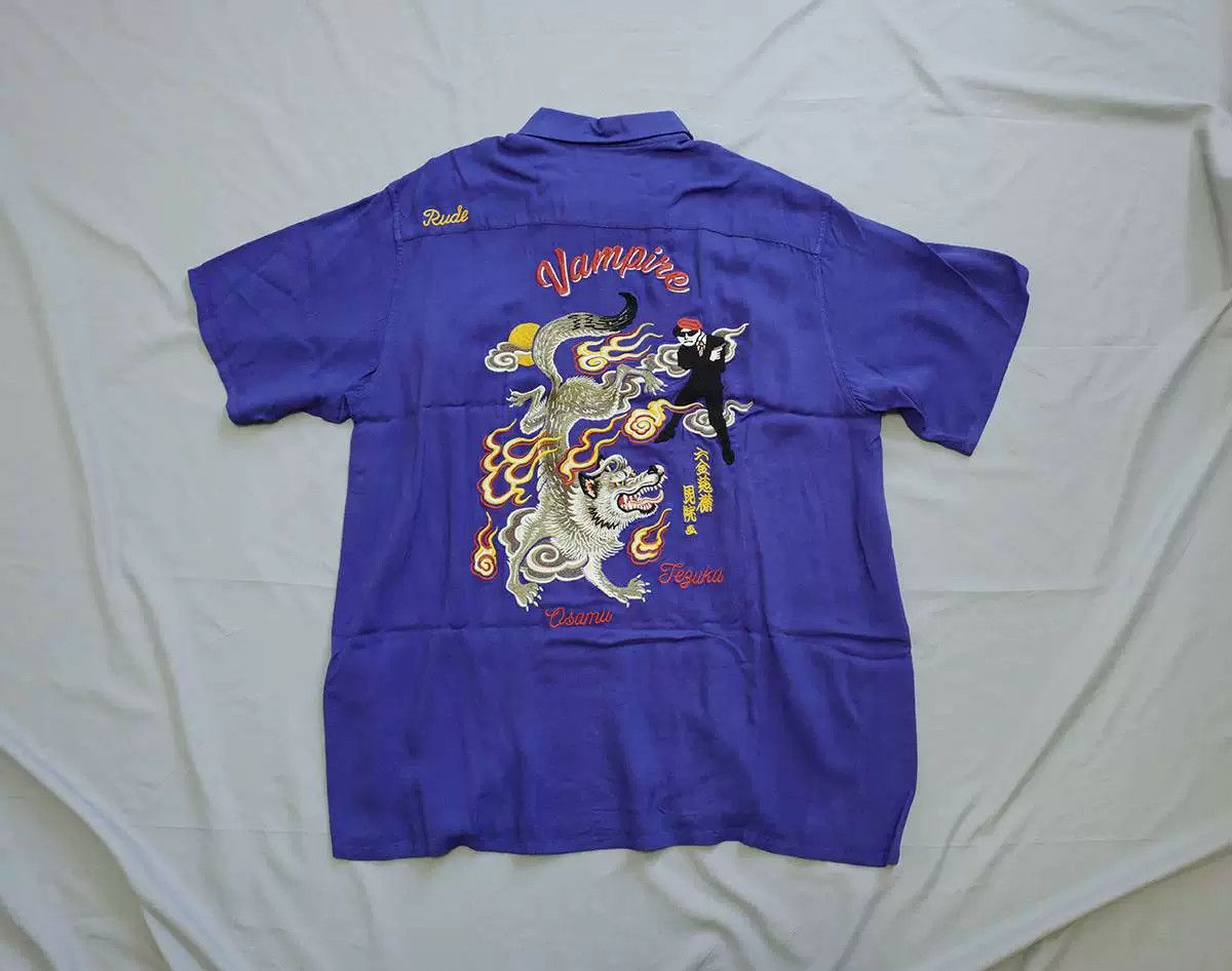 RUDE GALLERY Rude Gallery Vampire Souvenir Shirt Size US XXL / EU 58 / 5 - 4 Thumbnail