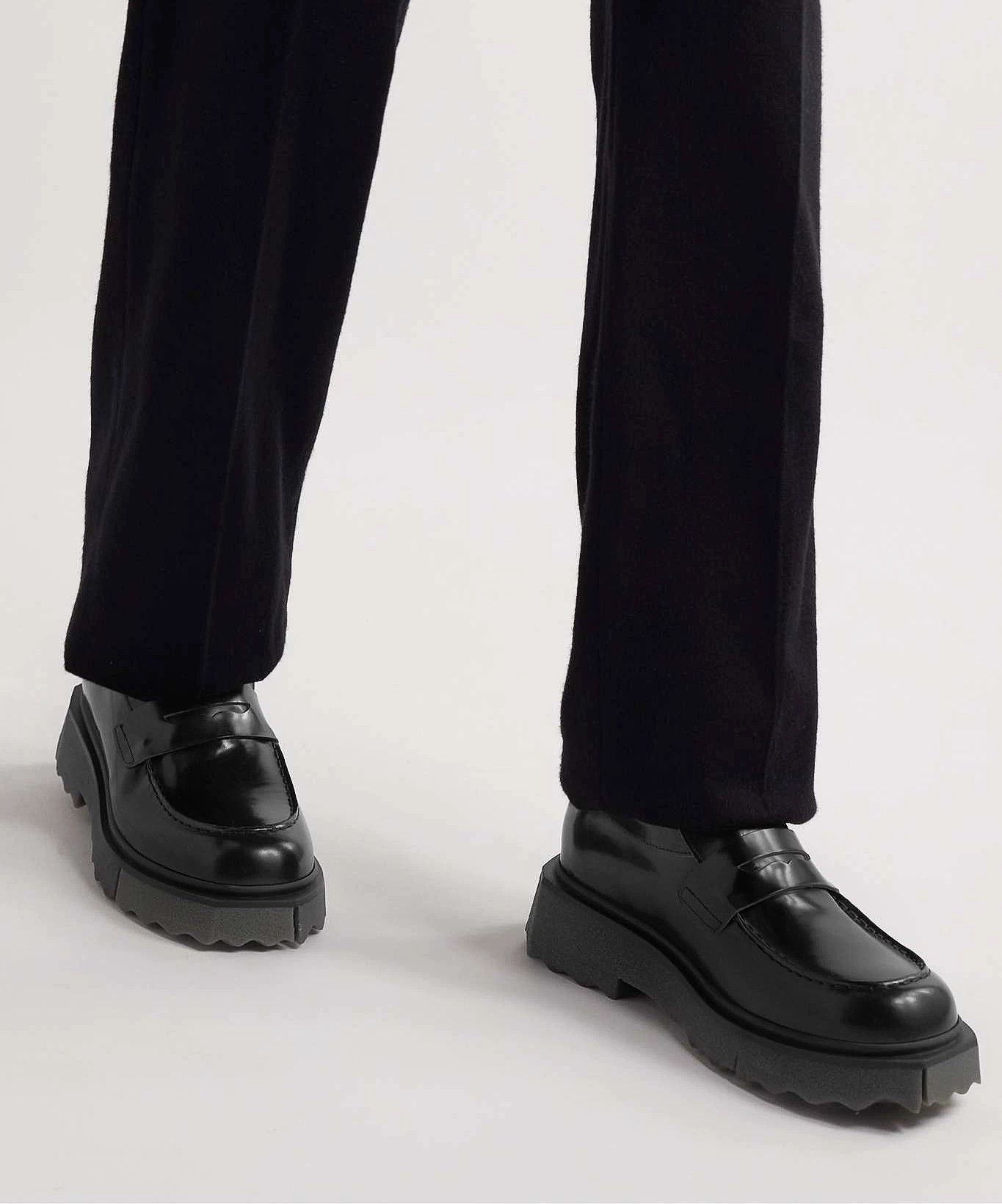 Off-White Off-White Leather Sponge Loafers Size US 7 / EU 40 - 9 Thumbnail