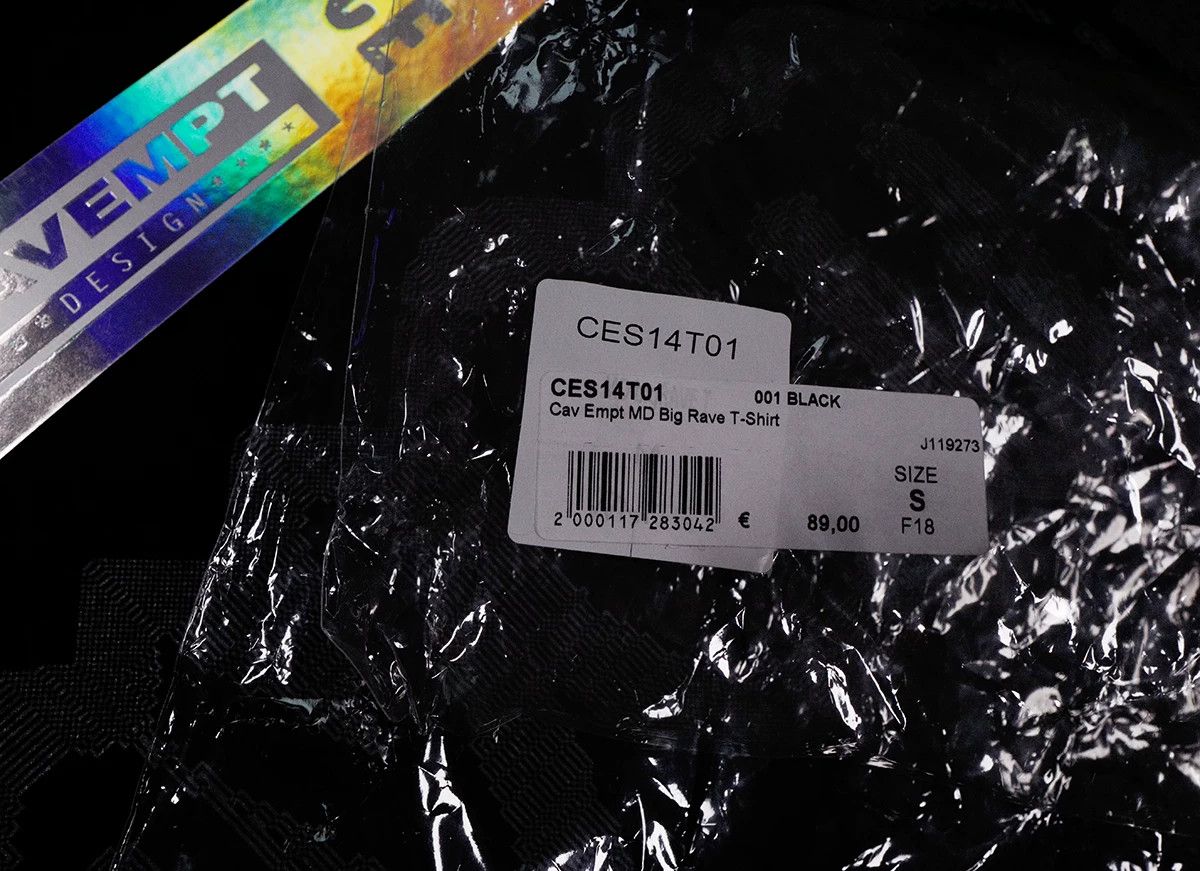 Cav Empt Cav Empt Big Rave Tee Shirt Size US S / EU 44-46 / 1 - 4 Thumbnail