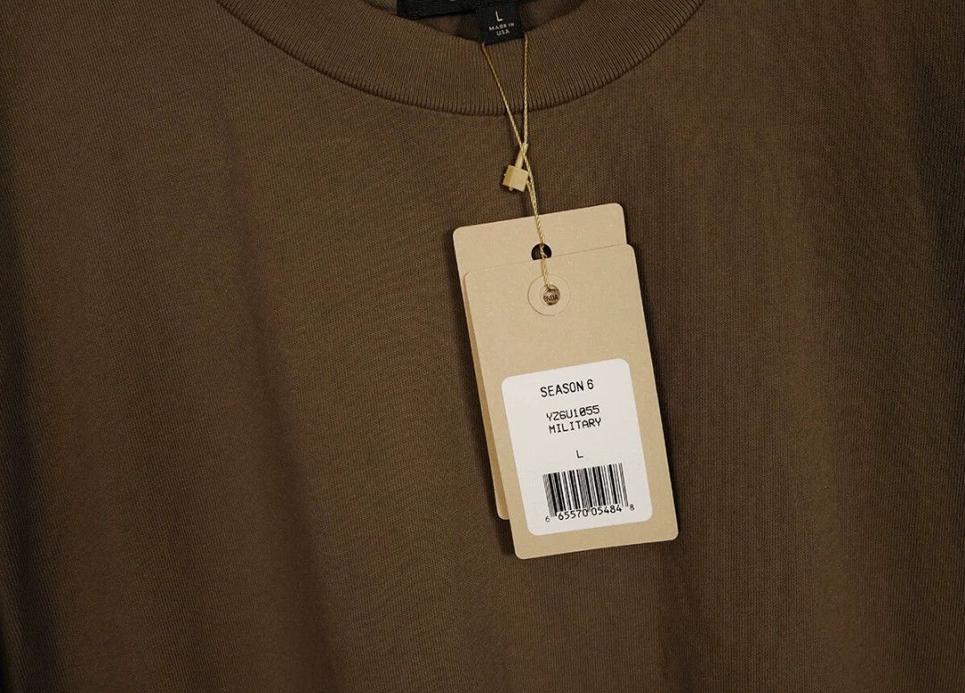 Yeezy YEEZY Classic Cotton Military T-Shirt Size US L / EU 52-54 / 3 - 4 Thumbnail