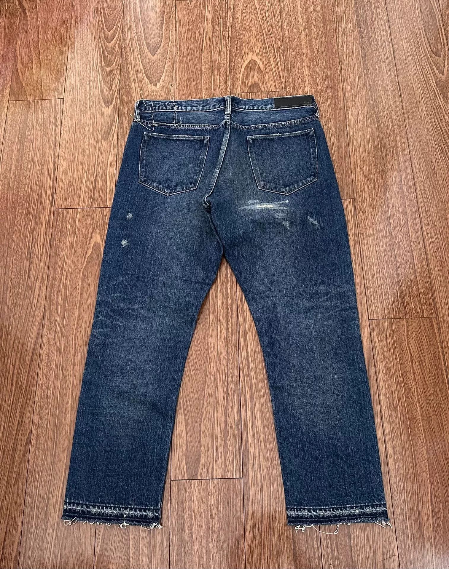 KURO KURO Distressed Denim Jeans Made in Japan Size US 32 / EU 48 - 2 Thumbnail