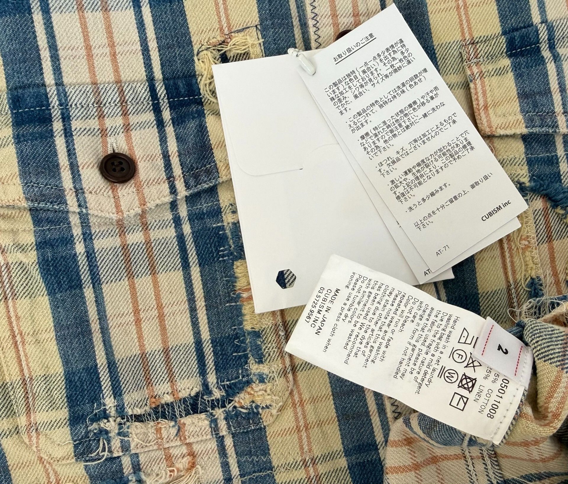 Visvim VISVIM Pioneer Check Long Sleeve Shirt Size US M / EU 48-50 / 2 - 3 Thumbnail
