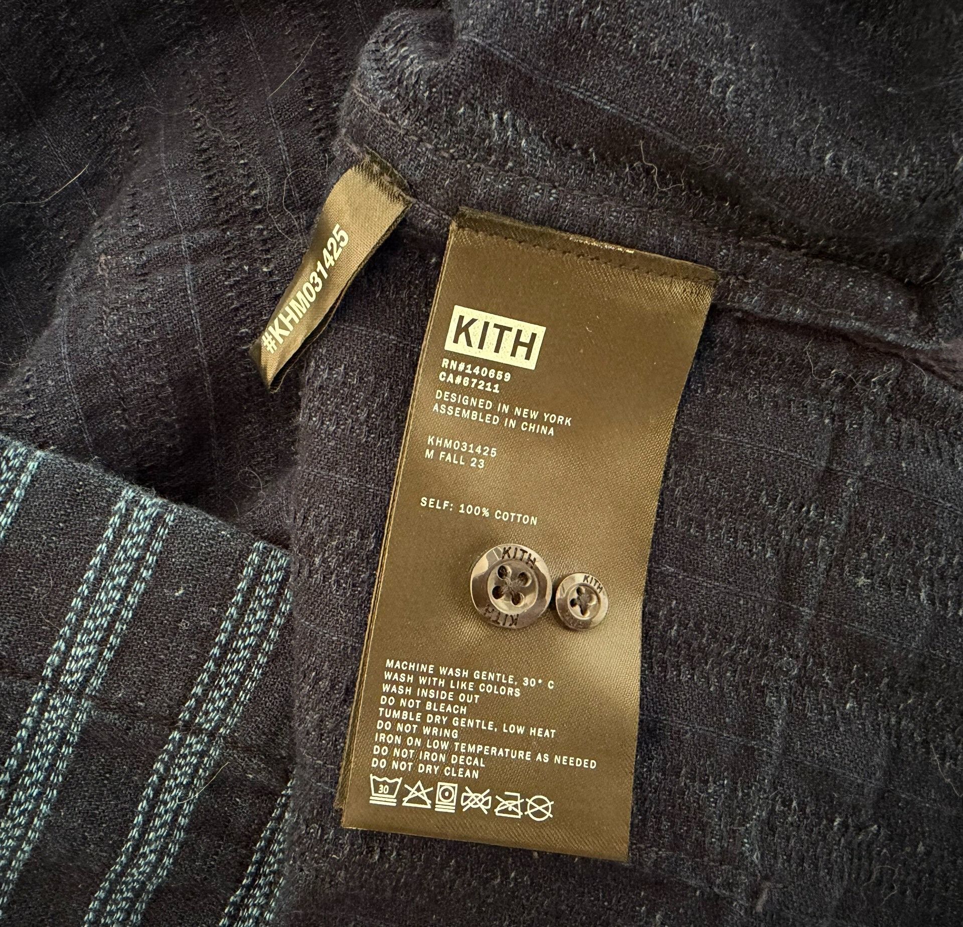 Kith KITH Tristan Henley Luster Long Sleeve Shirt Size US M / EU 48-50 / 2 - 4 Thumbnail