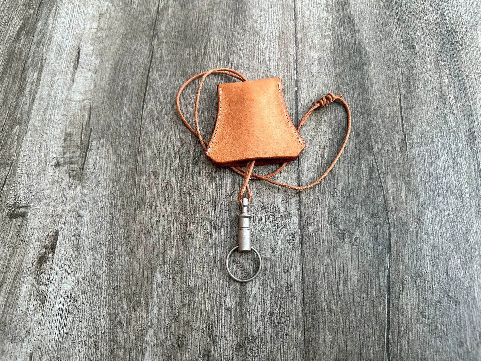 Hender Scheme Hender Scheme Leather Keychain Pouch Necklace Size ONE SIZE - 3 Thumbnail