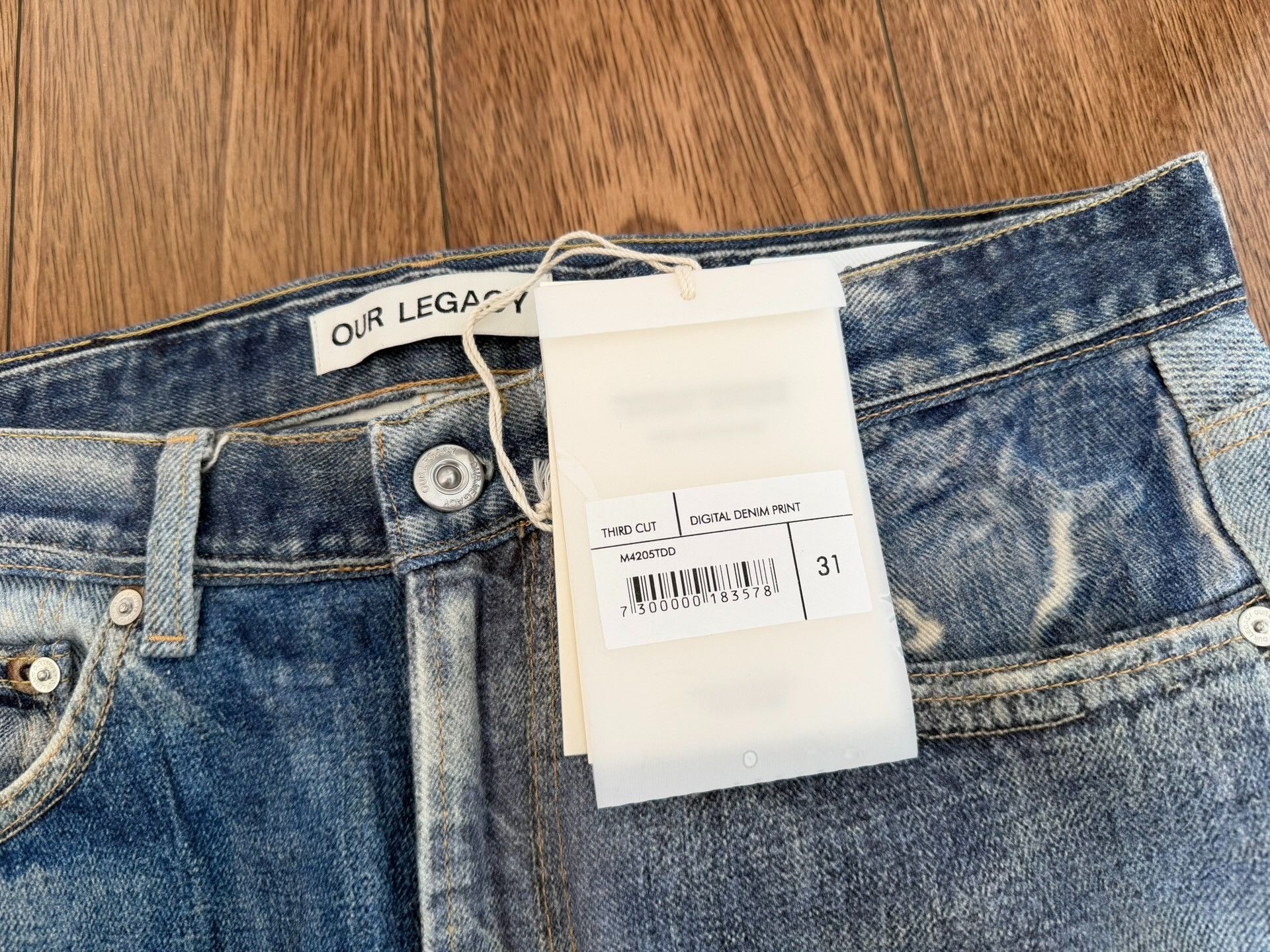 Our Legacy Our Legacy Digital Denim Pants Size US 31 - 3 Thumbnail