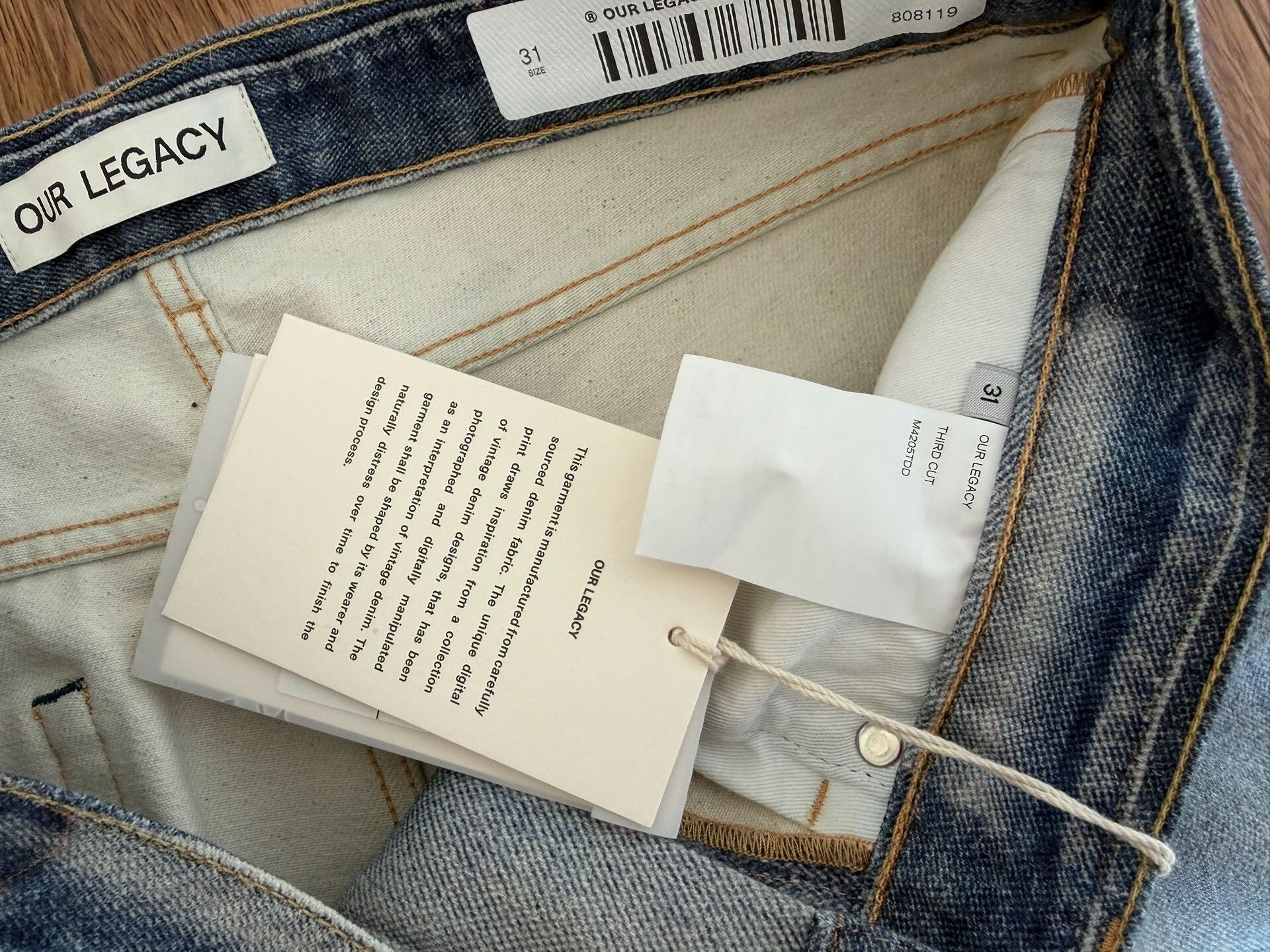 Our Legacy Our Legacy Digital Denim Pants Size US 31 - 5 Thumbnail