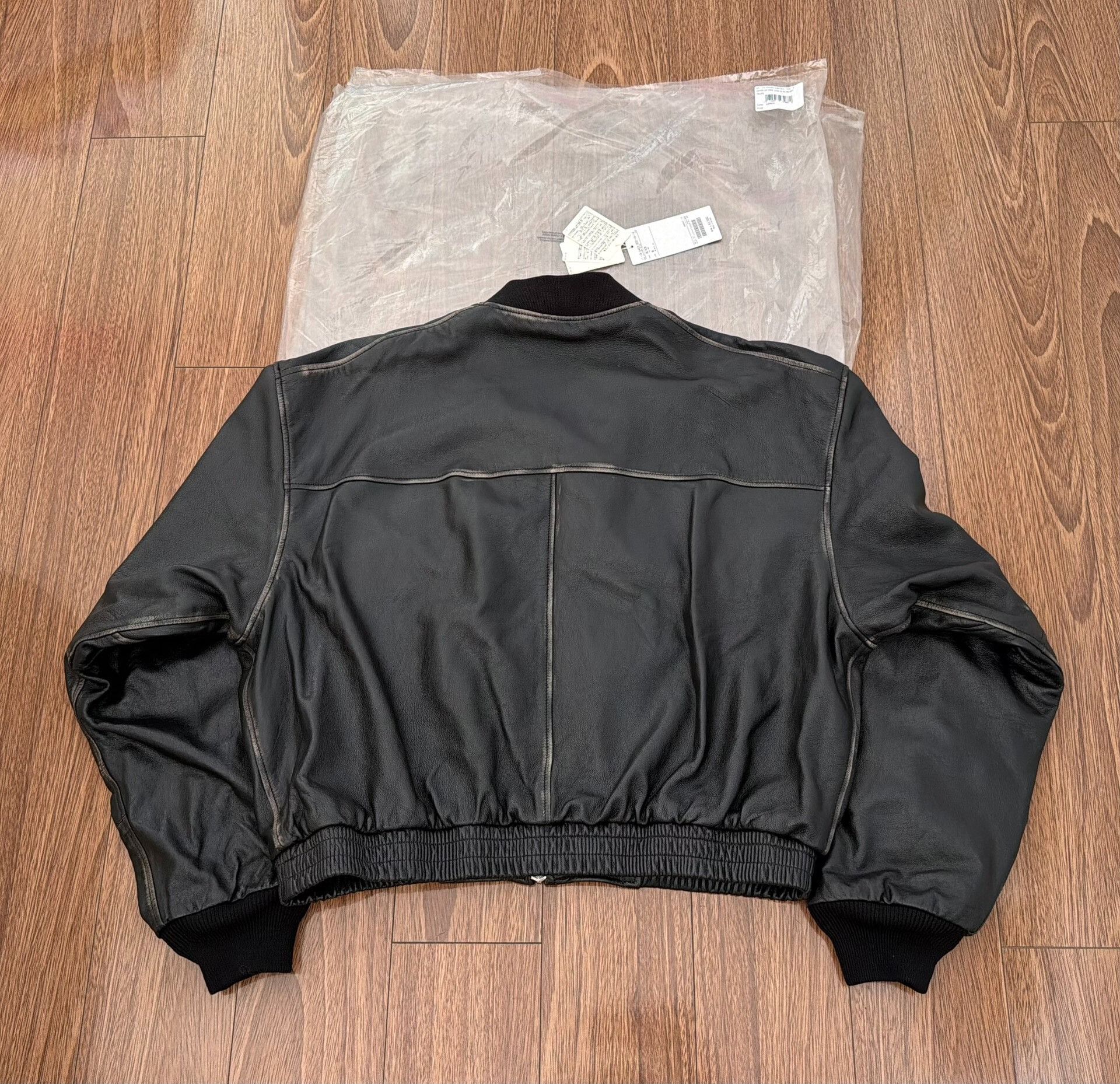 Beams Japan Vintage BEAMS Leather Bomber Jacket Size US M / EU 48-50 / 2 - 2 Thumbnail