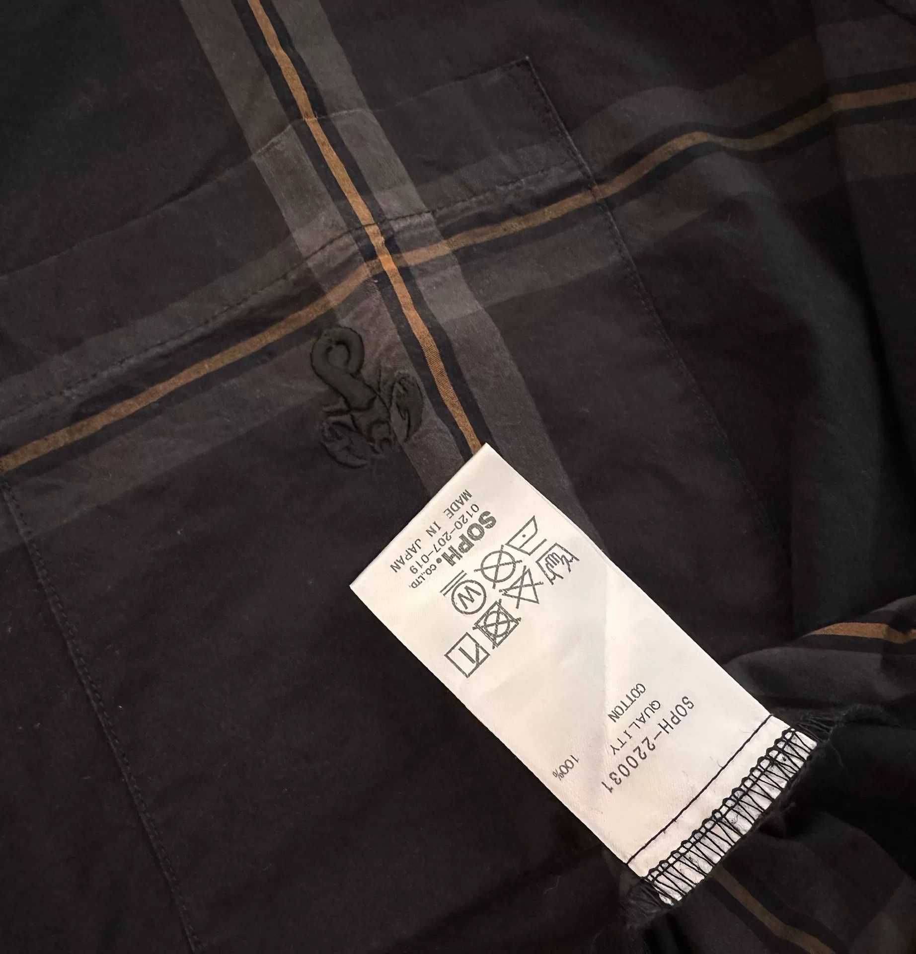 Sophnet. SOPHNET Short Sleeve Checkered Shirt Size US L / EU 52-54 / 3 - 4 Thumbnail