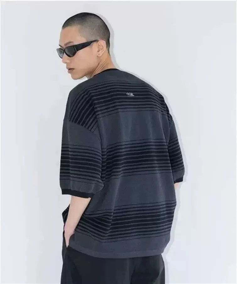 Nanamica Nanamica × Monkey Time Striped Tee Shirt Size US S / EU 44-46 / 1 - 4 Thumbnail