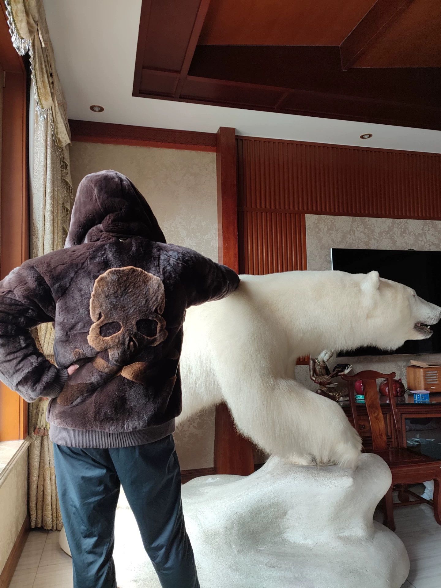 Mastermind Japan Mastermind Japan Rabbit Fur Diamond Jacket Size US L / EU 52-54 / 3 - 4 Thumbnail