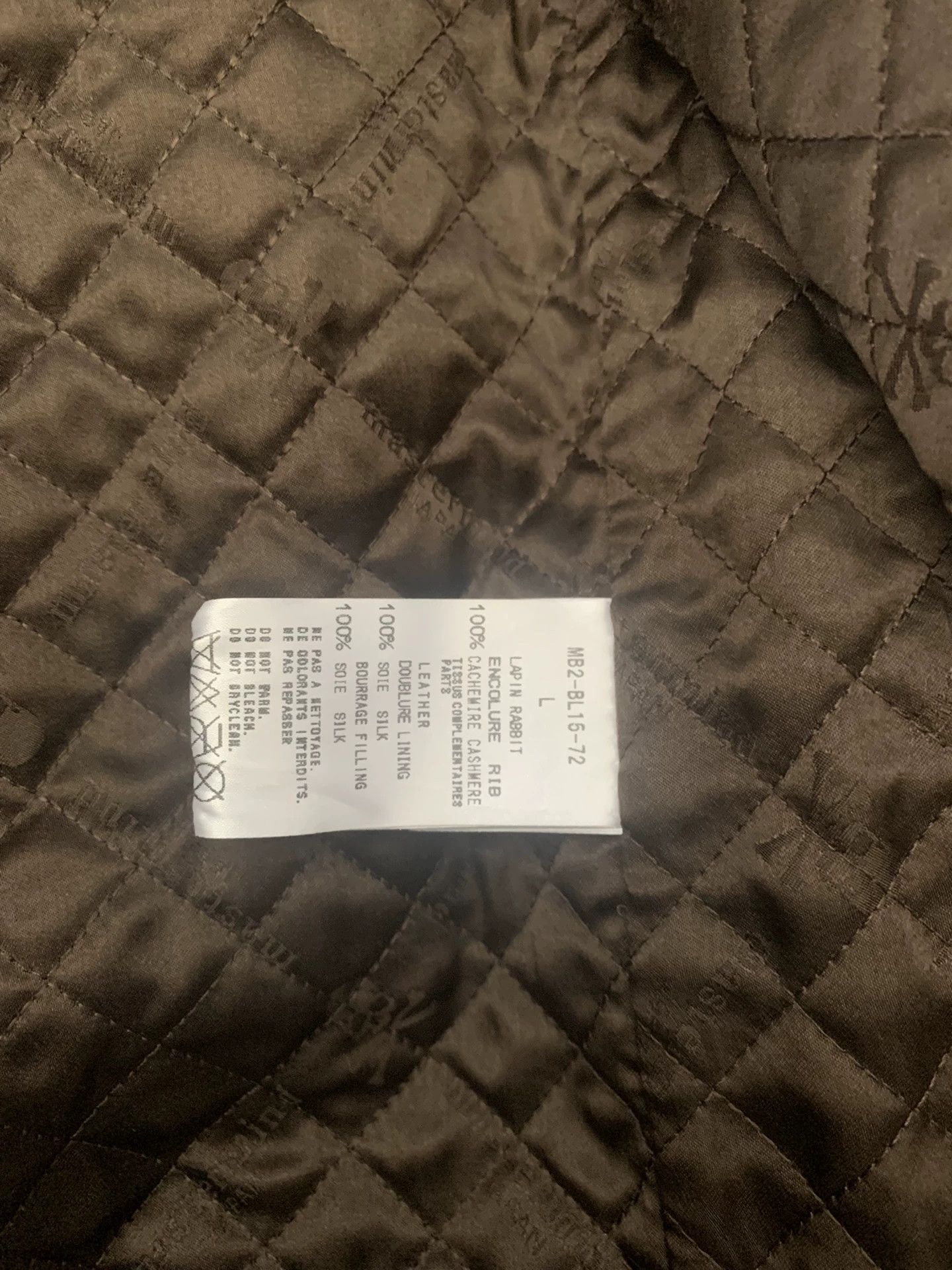 Mastermind Japan Mastermind Japan Rabbit Fur Diamond Jacket Size US L / EU 52-54 / 3 - 9 Thumbnail