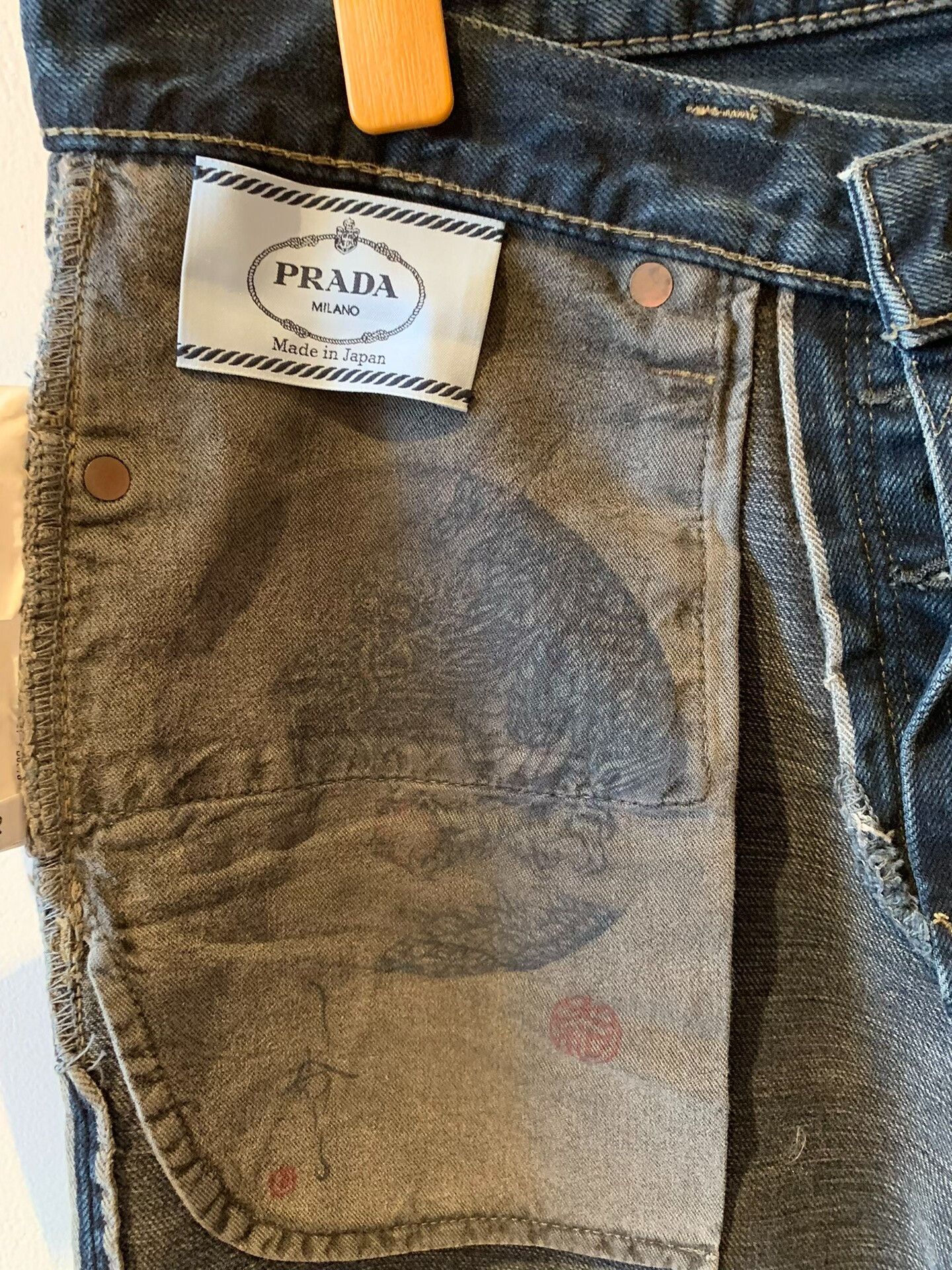 Prada Limited Edition PRADA Denim Jeans Size US 31 - 7 Thumbnail