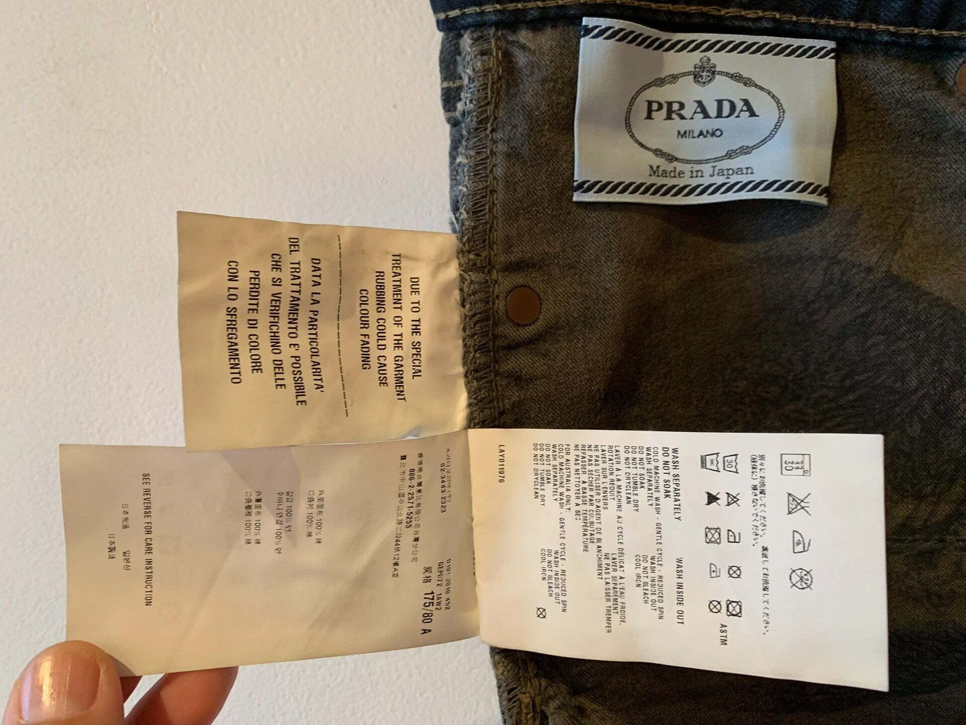 Prada Limited Edition PRADA Denim Jeans Size US 31 - 9 Thumbnail