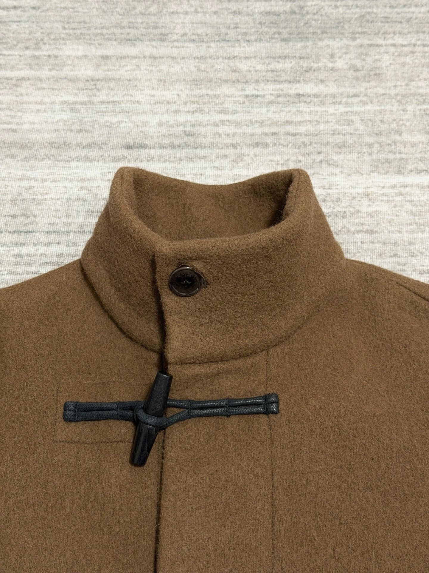 Lemaire Brown Hooded Coat with Toggle Closure Size XXS / US 00 / IT 34 - 5 Thumbnail