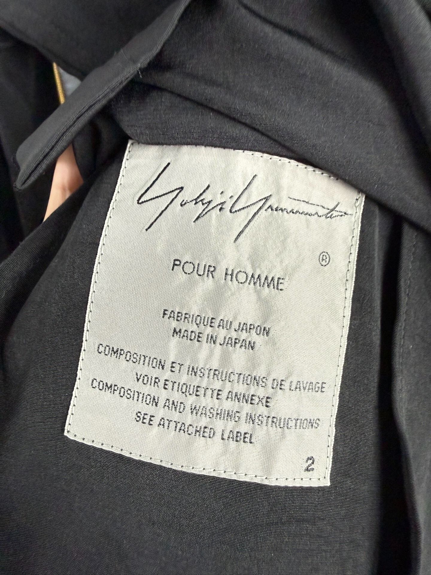 Yohji Yamamoto Yohji Yamamoto Zip Jacket Size US M / EU 48-50 / 2 - 7 Thumbnail