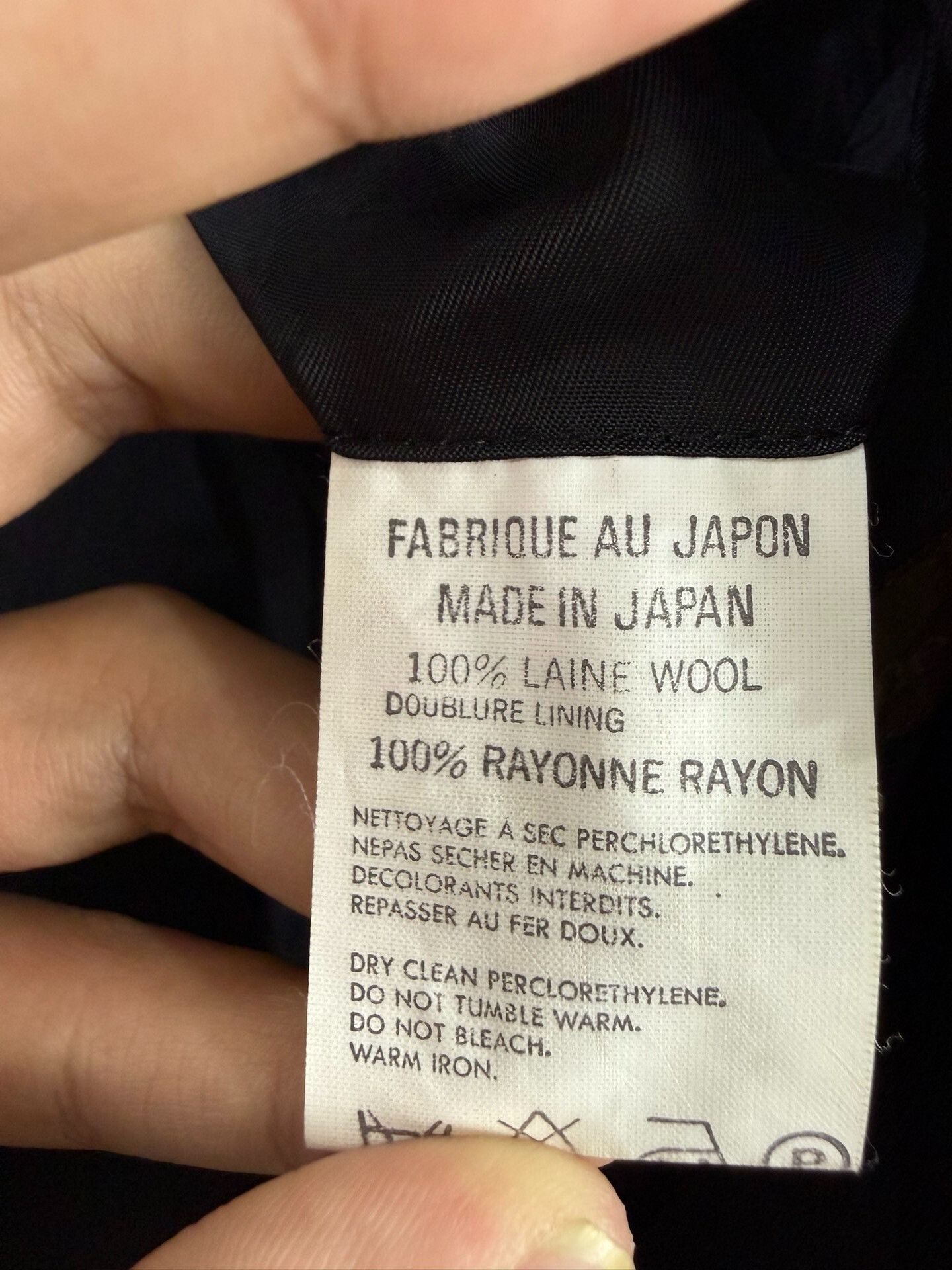 Yohji Yamamoto Yohji Yamamoto Men's Wool Jacket Size US S / EU 44-46 / 1 - 8 Thumbnail