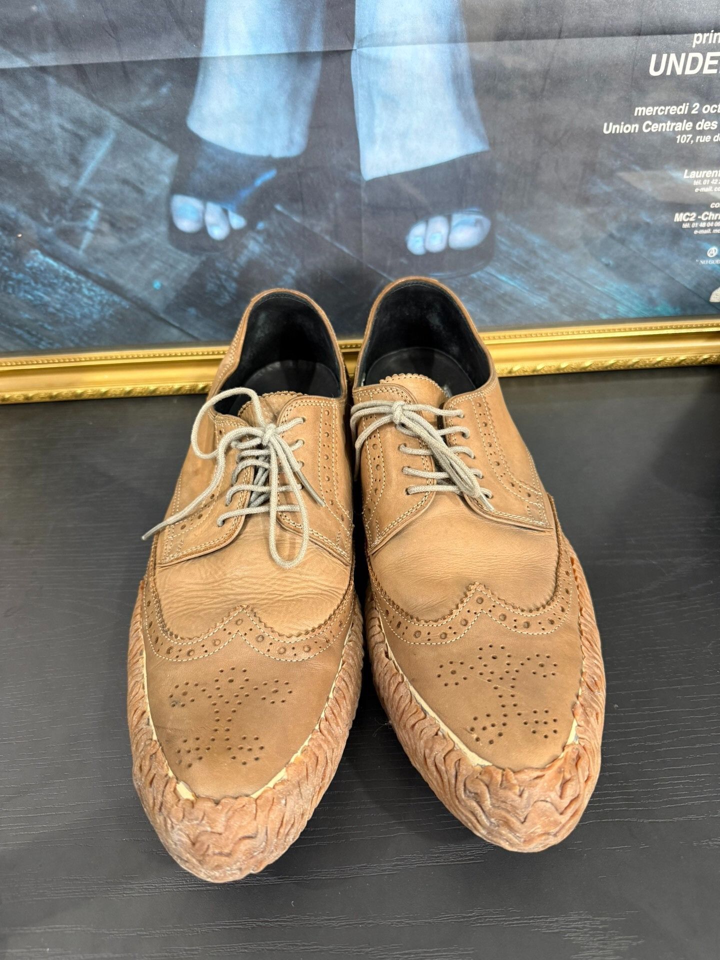 Maison MIHARA YASUHIRO Mihara Yasuhiro Sculpted Leather Shoes Size US 10 / EU 43 - 2 Thumbnail