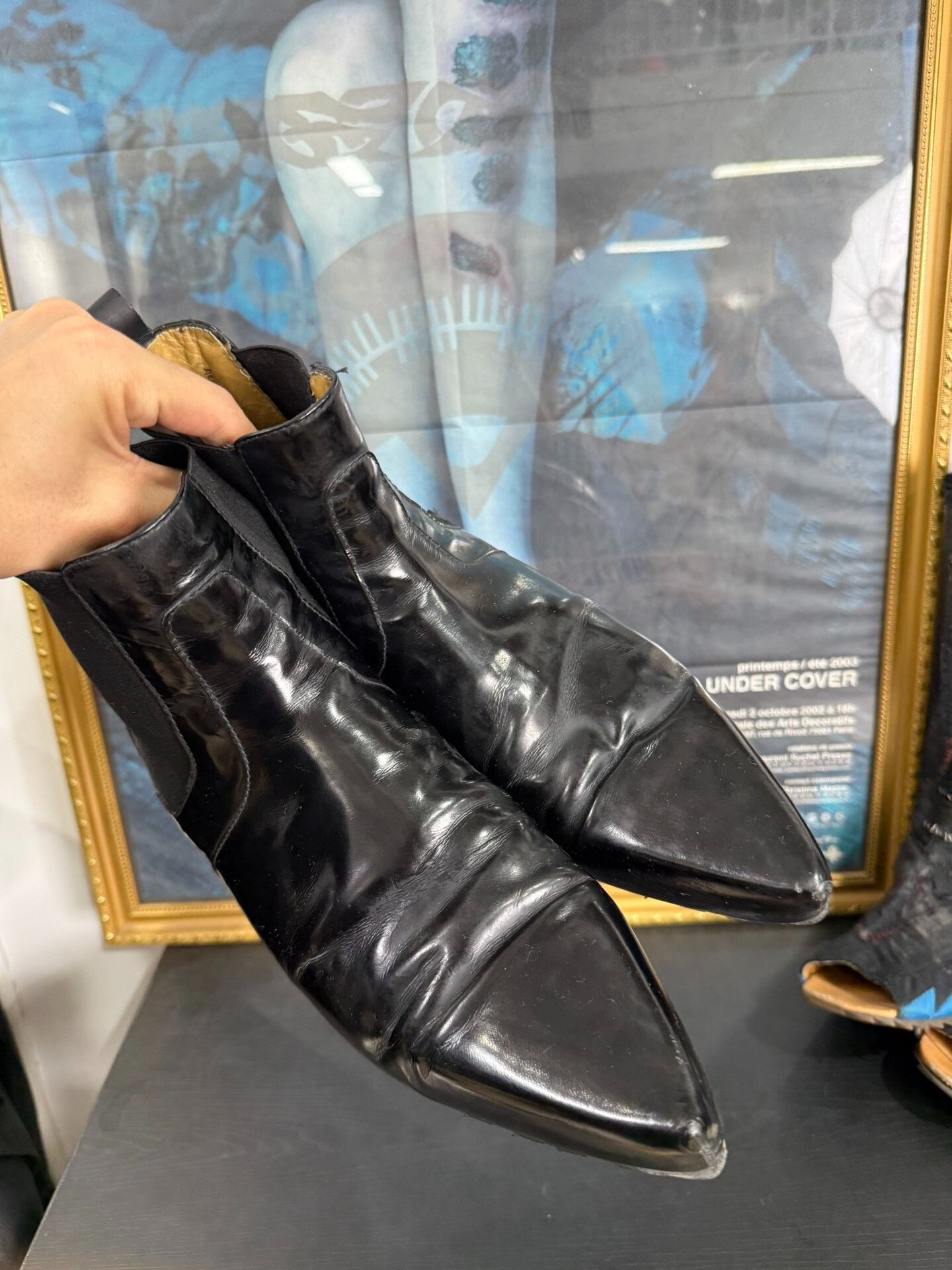 Raf Simons Raf Simons Pointed Ankle Boots Size US 10 / EU 43 - 4 Thumbnail