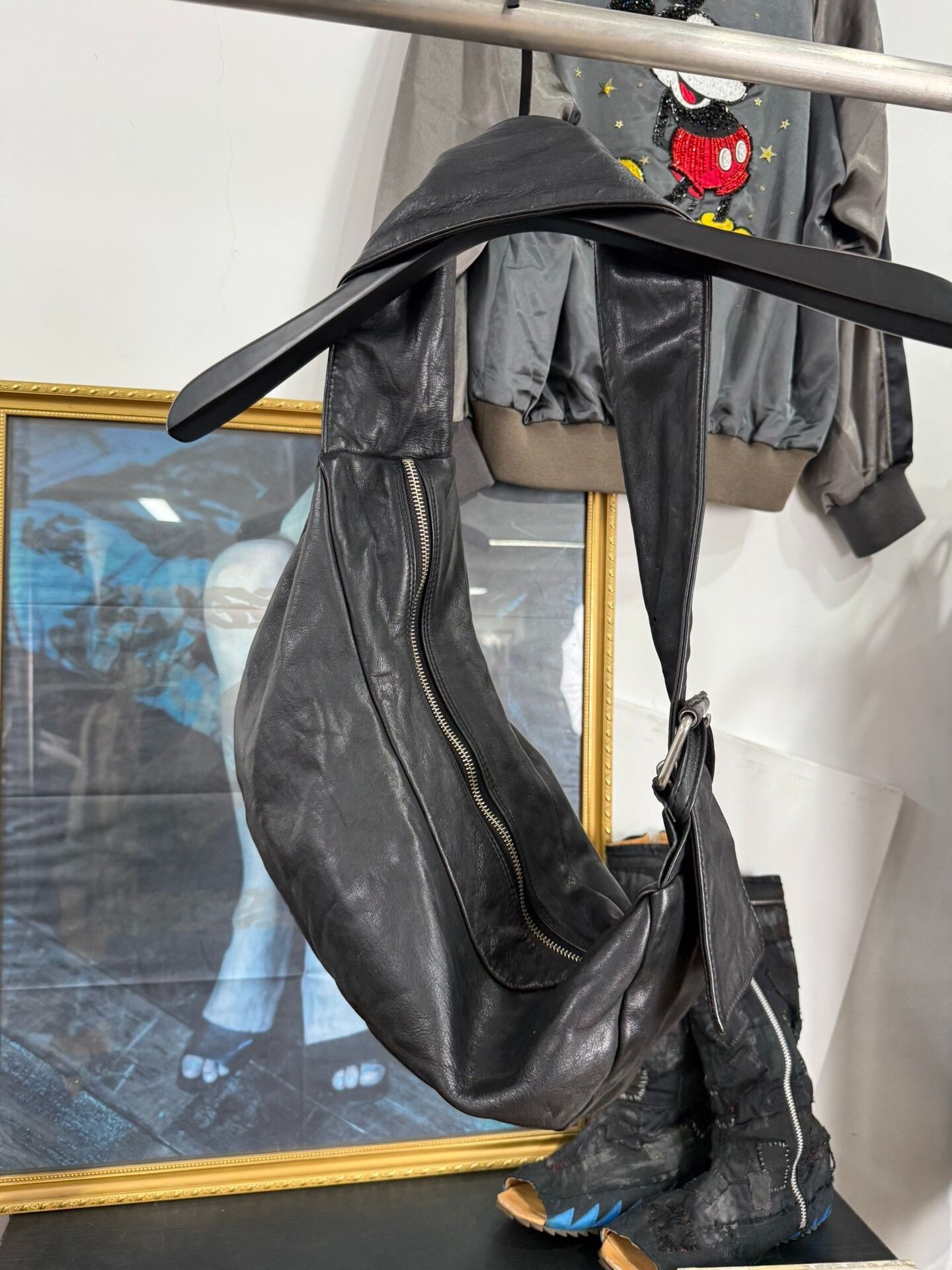 Yohji Yamamoto Yohji Yamamoto Gyoza Bag Size ONE SIZE - 4 Thumbnail