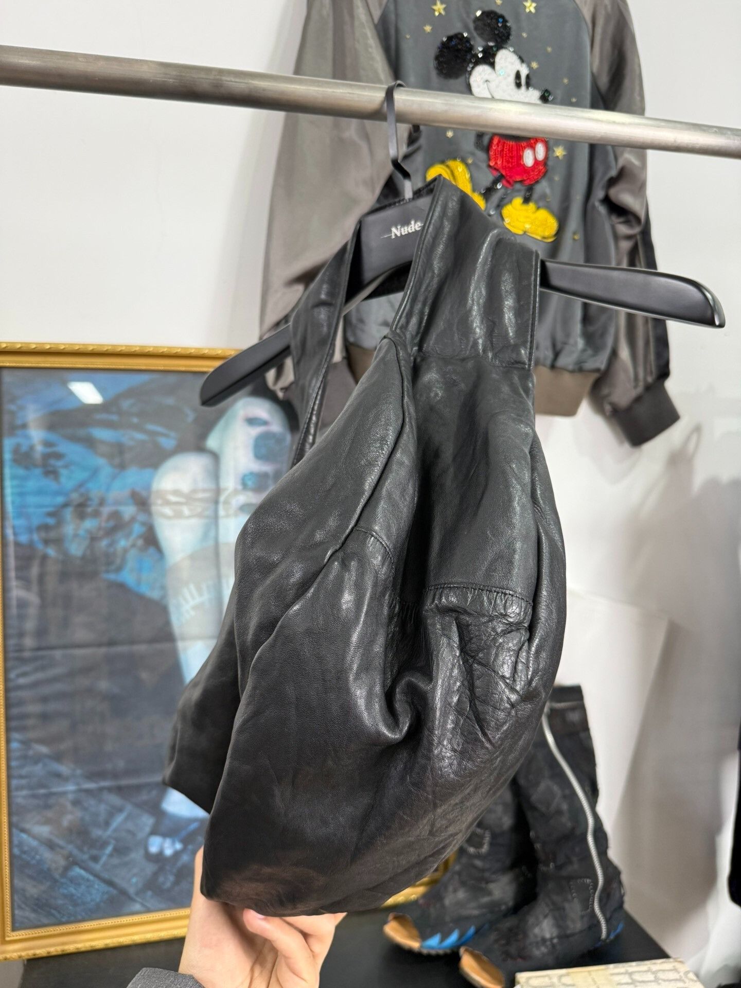 Yohji Yamamoto Yohji Yamamoto Gyoza Bag Size ONE SIZE - 3 Thumbnail