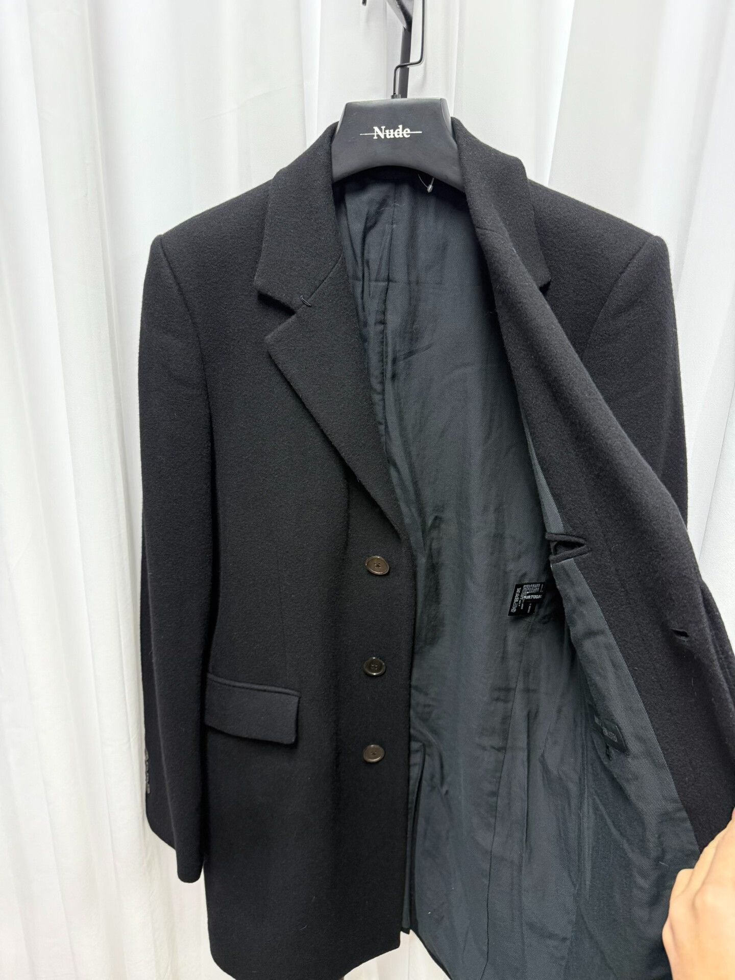 Ann Demeulemeester Ann Demeulemeester Cashmere Coat Size XS / US 0-2 / IT 36-38 - 6 Thumbnail