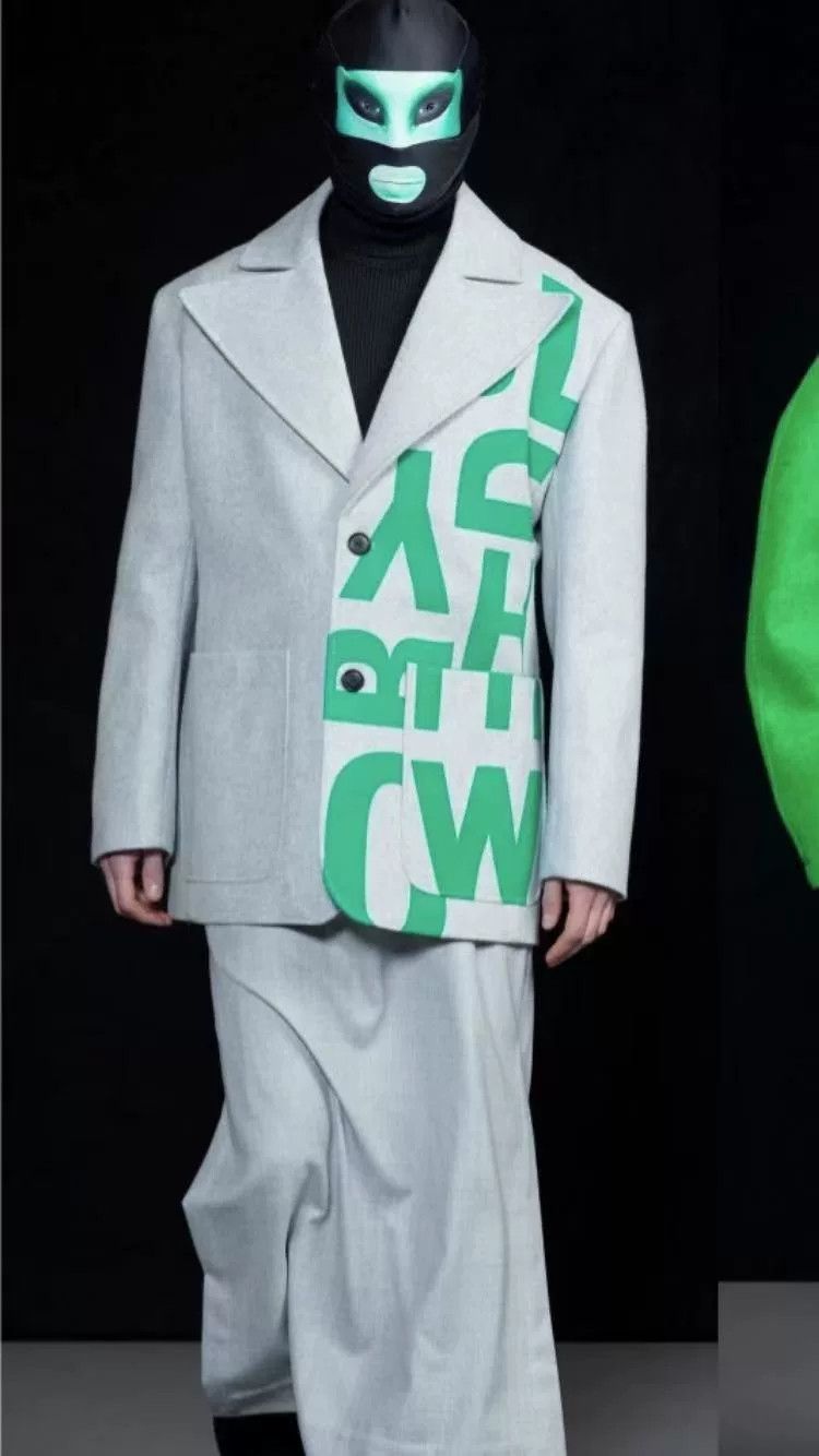 Walter Van Beirendonck Walter van Beirendonck Wool Blazer Size US L / EU 52-54 / 3 - 9 Thumbnail